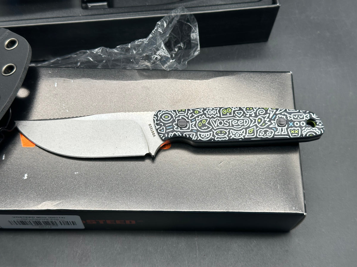 Vosteed Mink - Fixed Blade Knife (3.33" AEB-L Blade & G10 Handle) - AMAZON & TIKTOK EXCLUSIVE