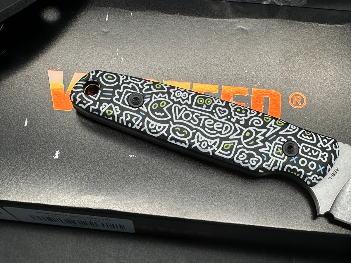 Vosteed Mink - Fixed Blade Knife (3.33" AEB-L Blade & G10 Handle) - AMAZON & TIKTOK EXCLUSIVE