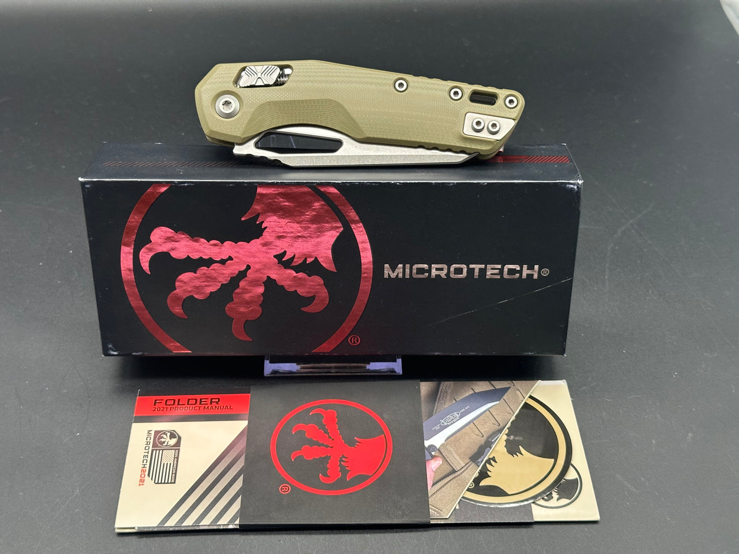 Microtech Standard Issue MSI RAM-LOK Knife | OD Green G10