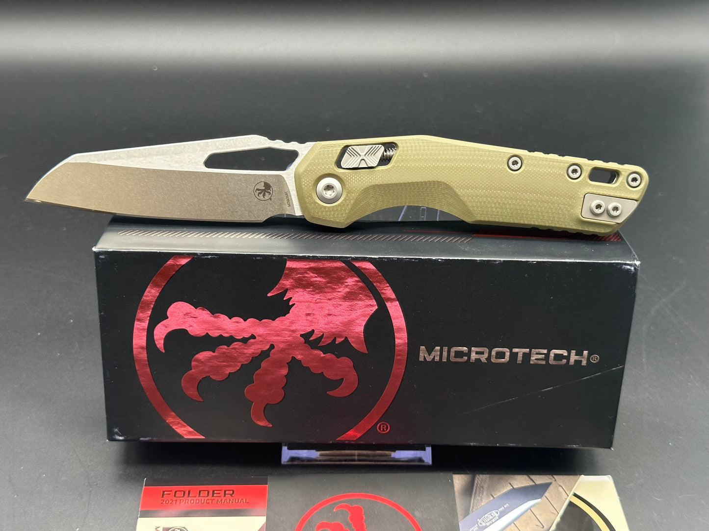 Microtech Standard Issue MSI RAM-LOK Knife | OD Green G10