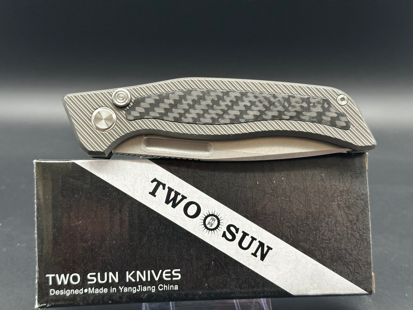 TwoSun TS329 Vandal titanium and M390