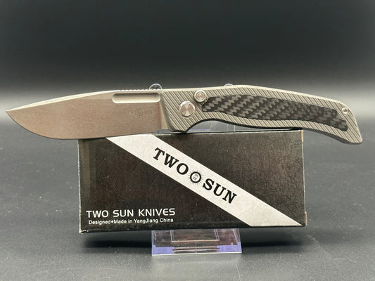 TwoSun TS329 Vandal titanium and M390