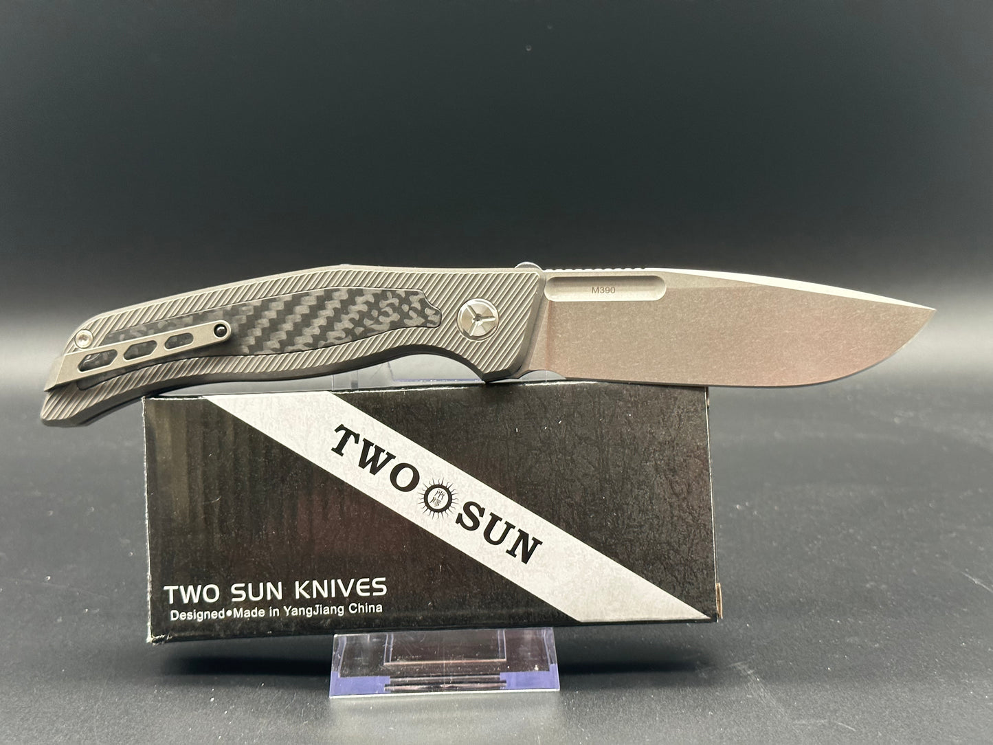 TwoSun TS329 Vandal titanium and M390