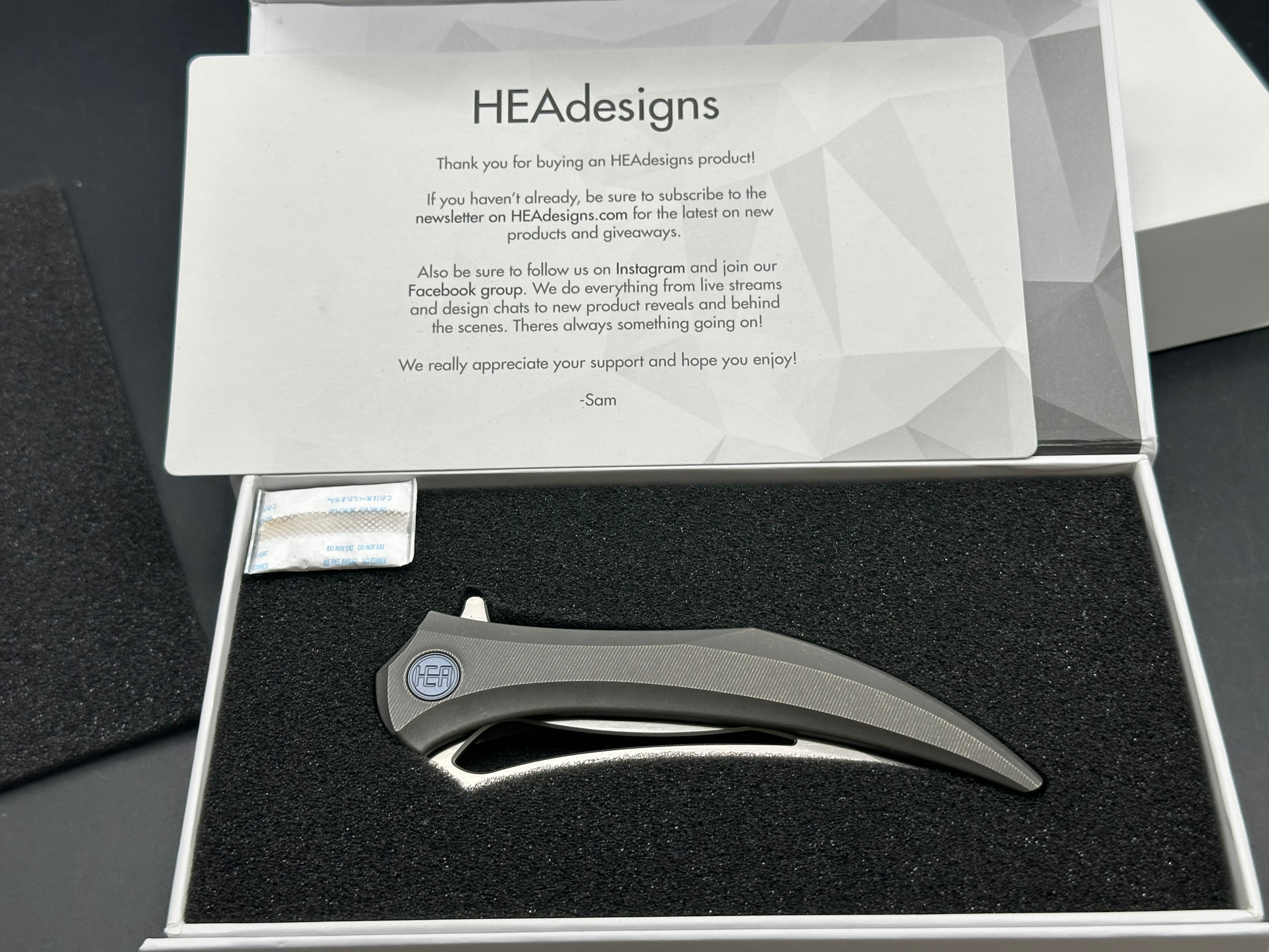 HEA Designs Flame Titanium