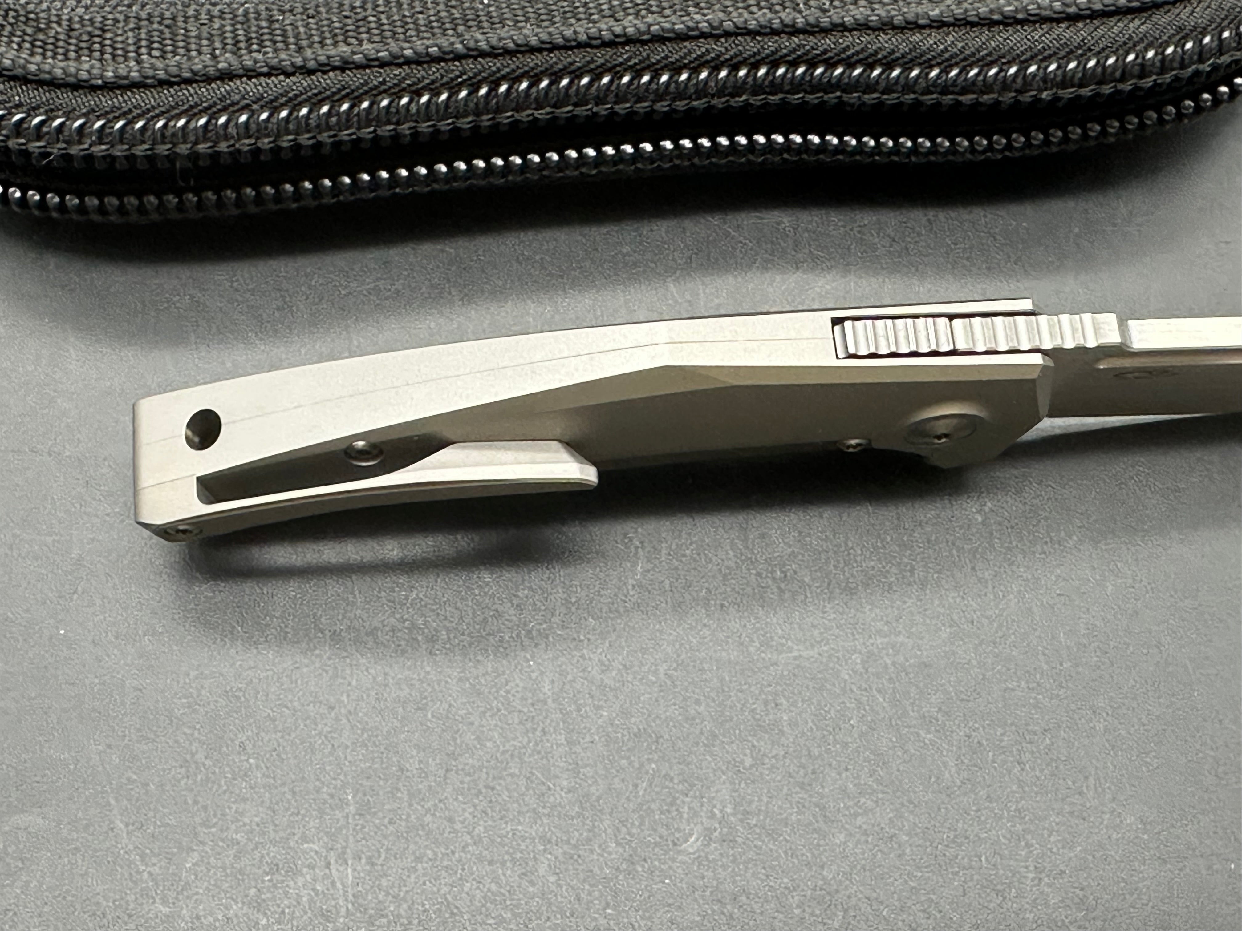 Reate Krypton V2: Lee Williams and Tashi Bharucha design 3 inch CPM-154 clip point, drop point blade