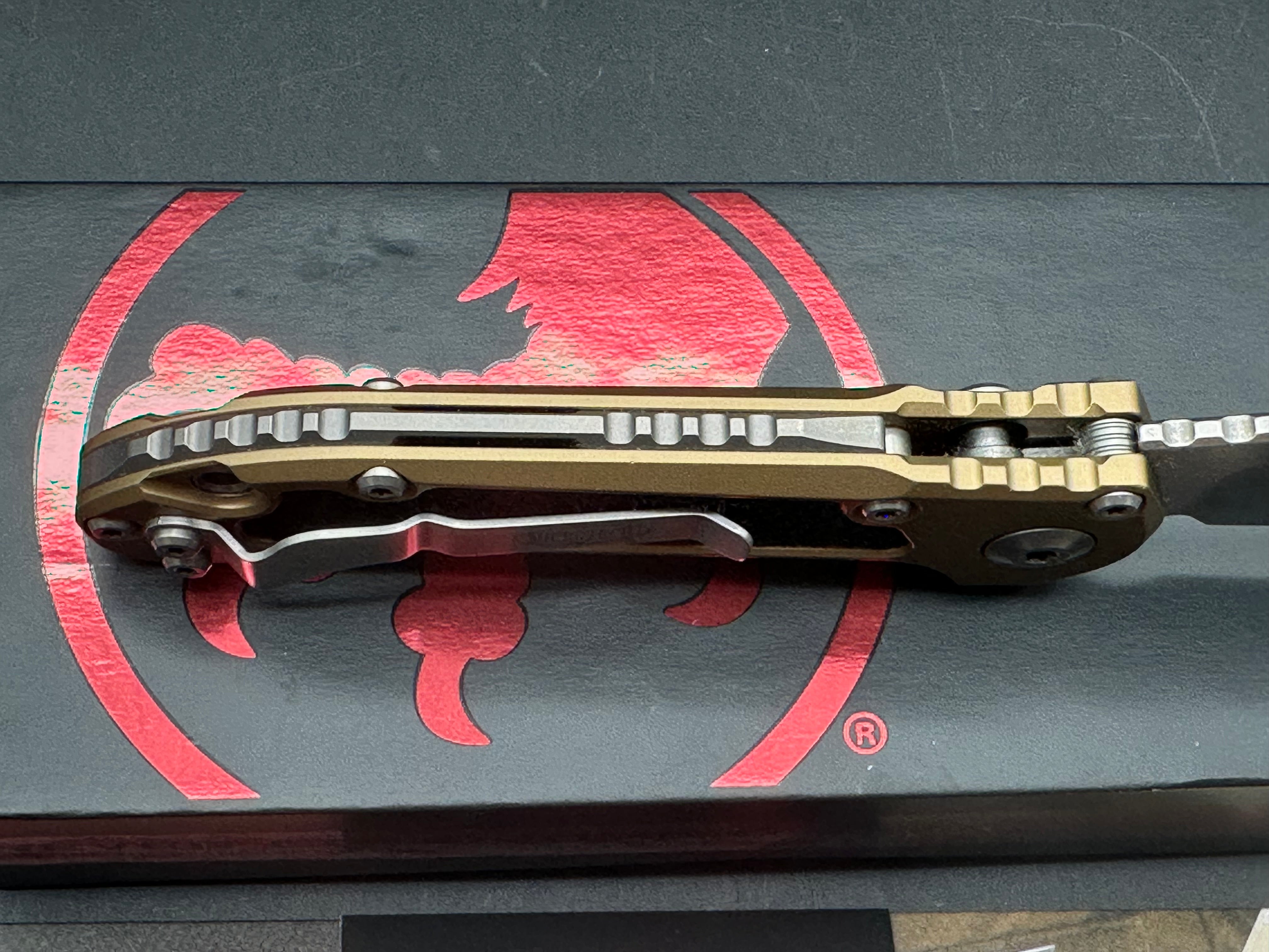 Microtech LUDT Gen III Stonewashed Tanto Bronze