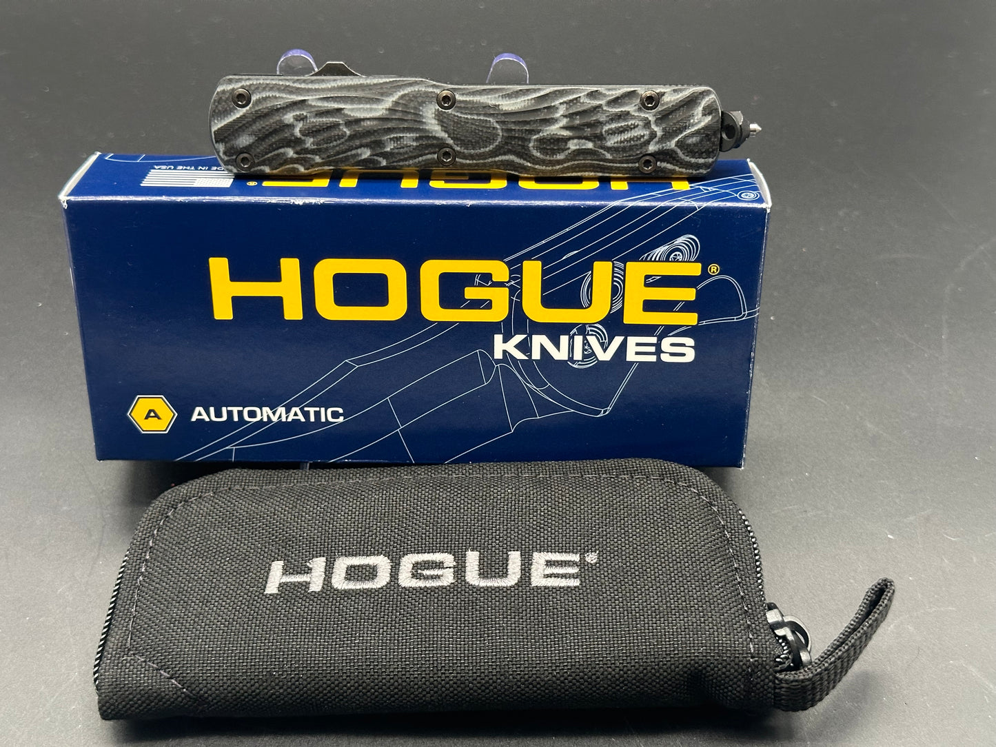 Hogue Knives Counterstrike OTF Auto Knife Black G-Mascus Tanto