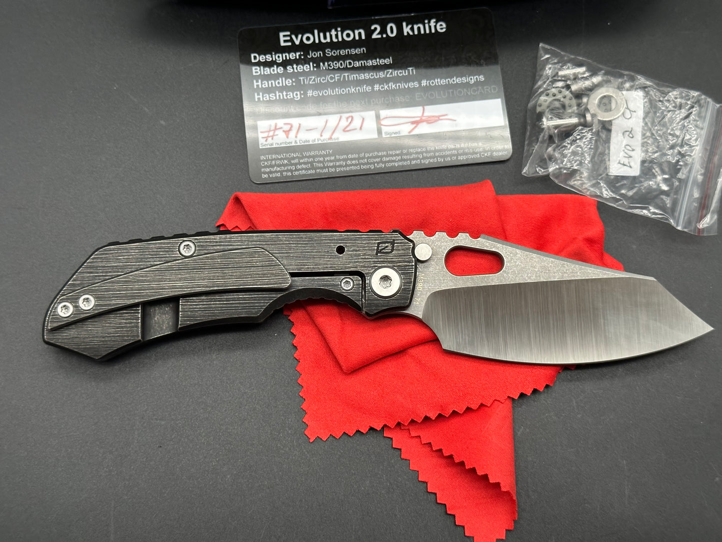 CKF Custom Knife Factory Evolution 2.0 CF #71