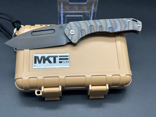 Medford Praetorian Slim flamed titanium bronze ano PVD S35VN