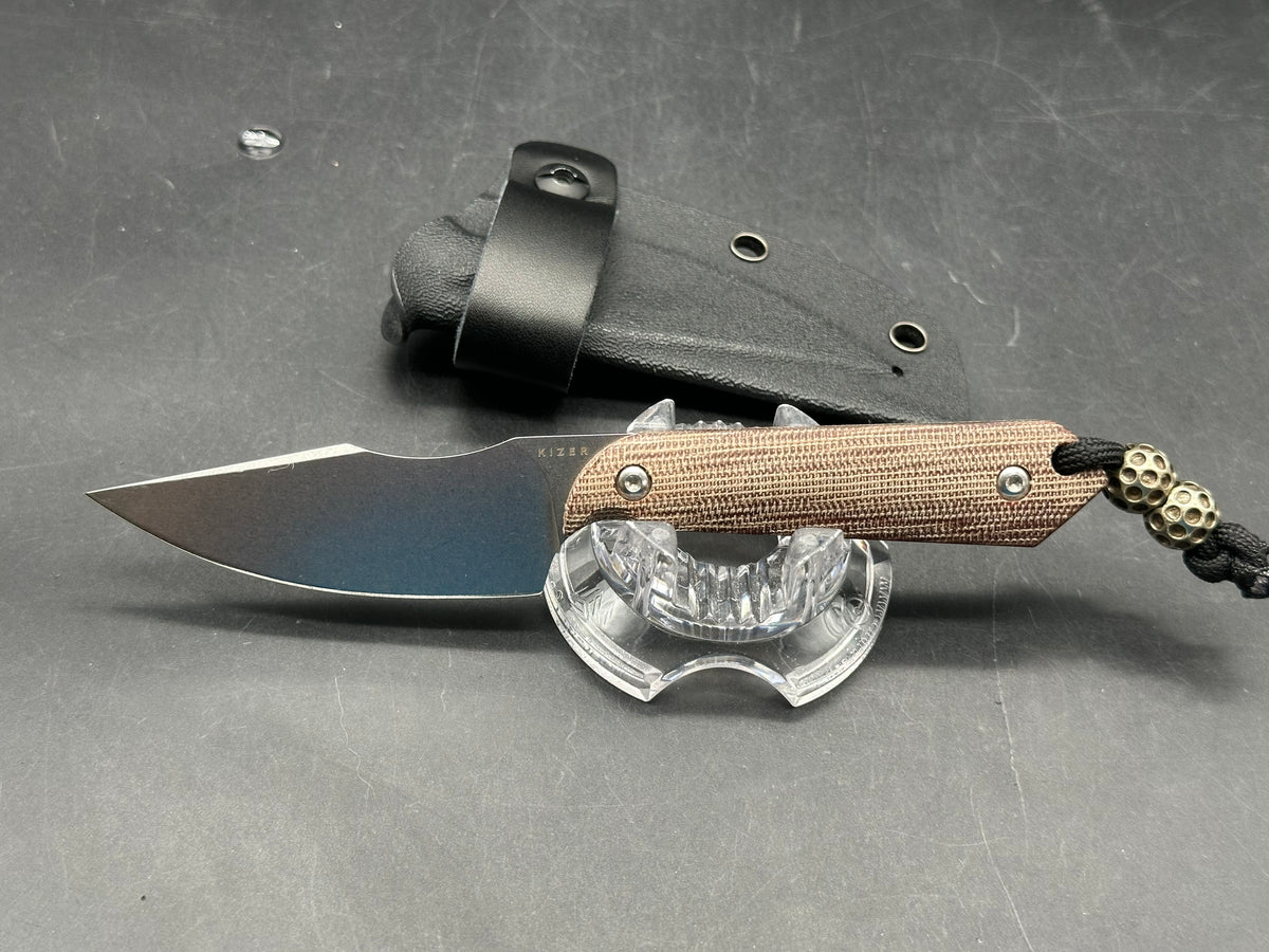 Kizer Mini Harpoon fixed blade knife /AEB-L blade