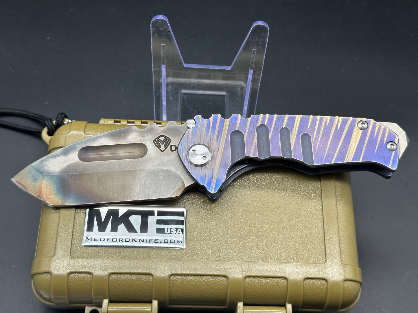 Medford Praetorian Genisis T Purple and bronze