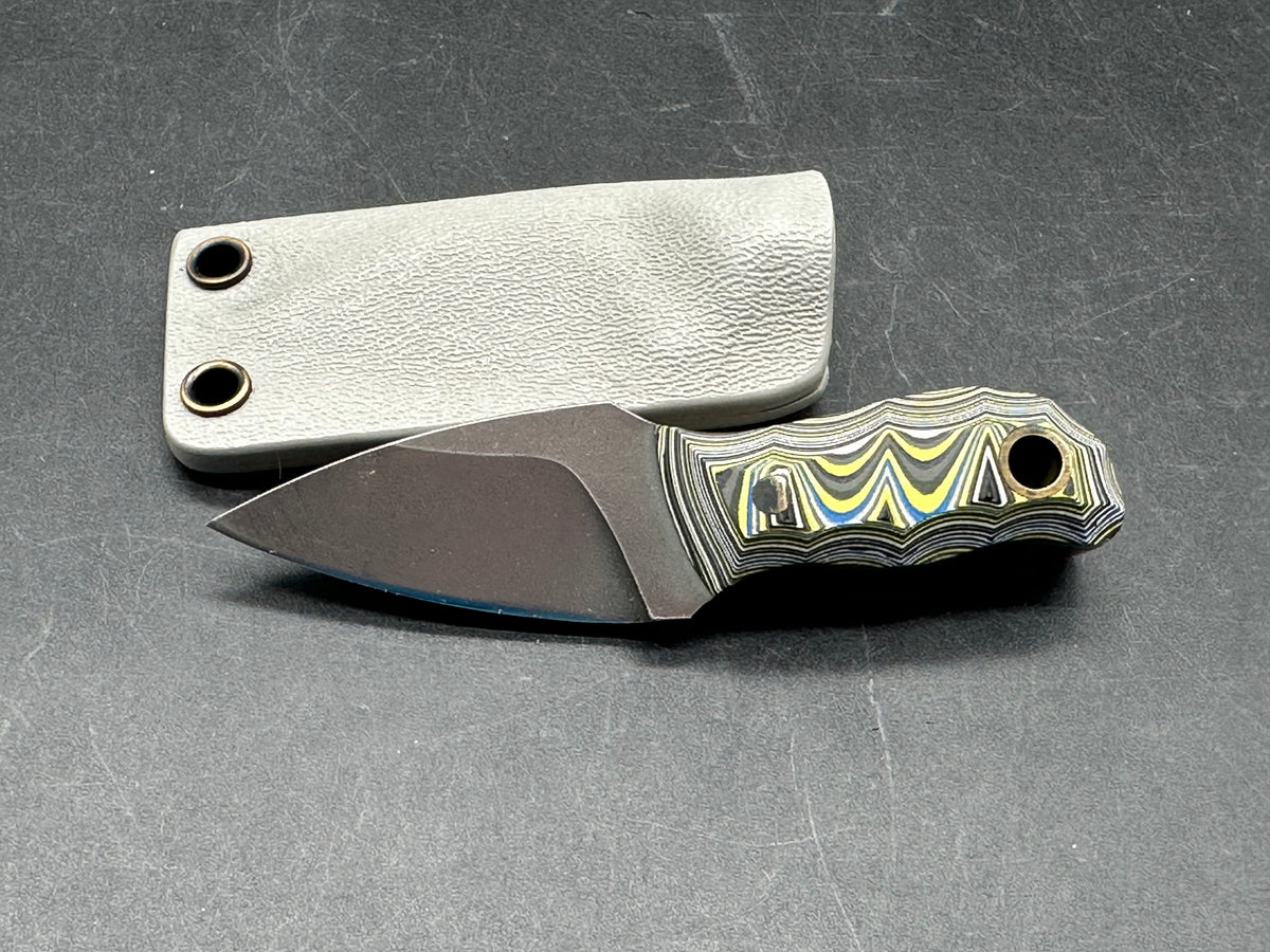 Auxiliary Manufacturing "Pocket Lint" fixed blade knife /AEB-L steel