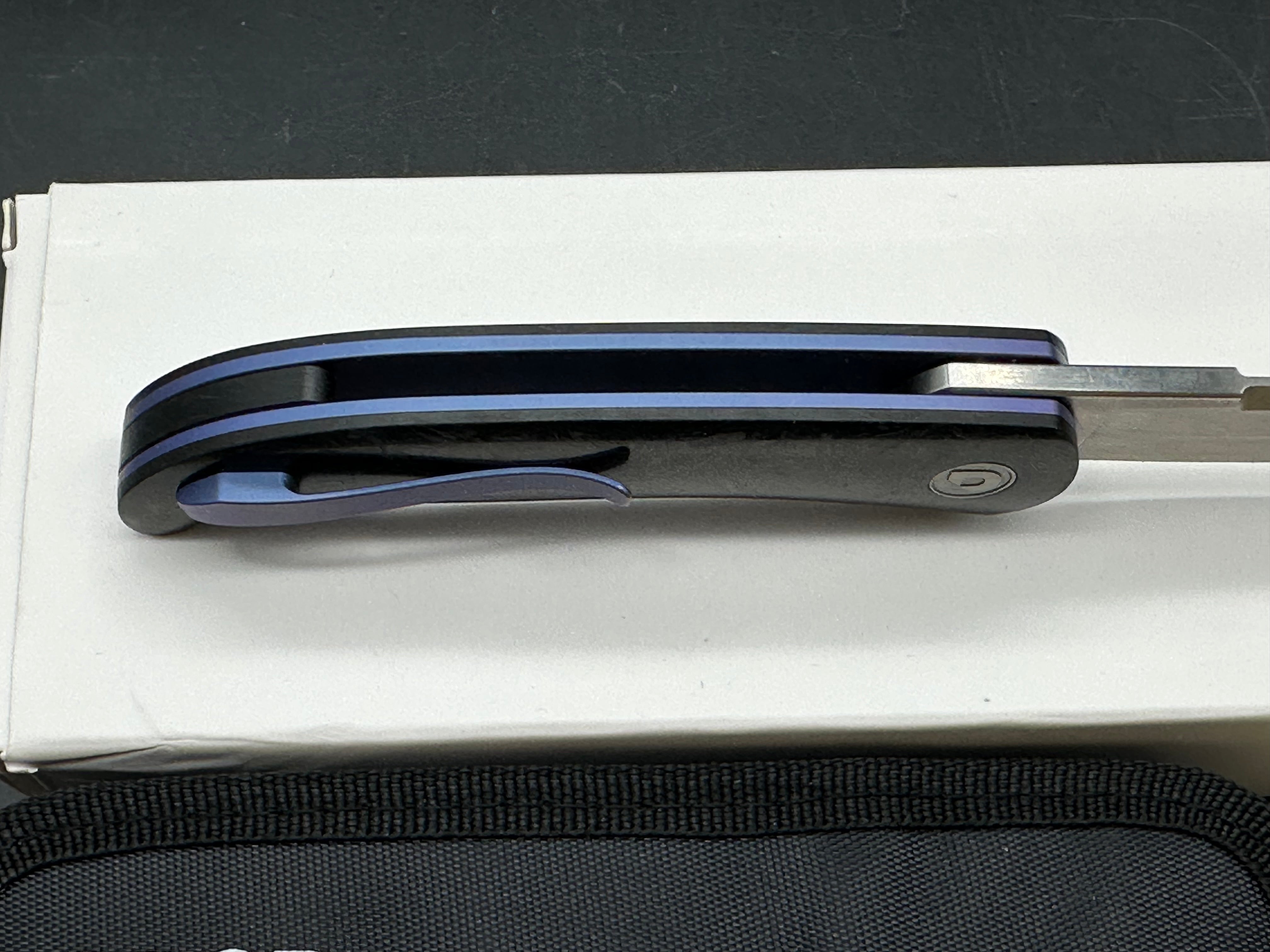 Drop Terzuola design Cyrus Persian: Bob Terzuola design. 3.25 inch multi-ground, satin, persian design CPM-S35VN blade