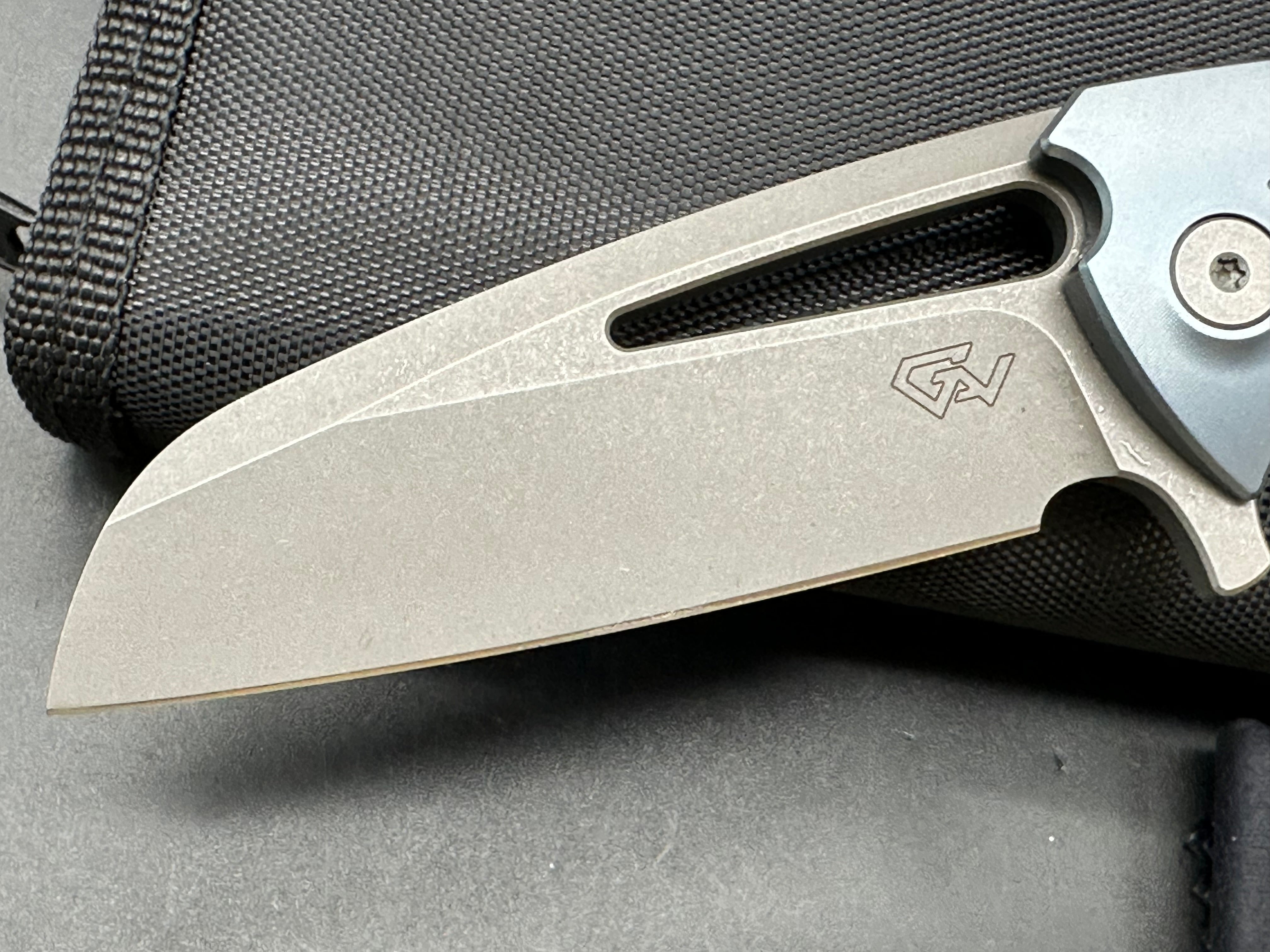 Drop/Gavko Nurse Ocean: 3 inch tumble finish, drop point CPM-35VN blade