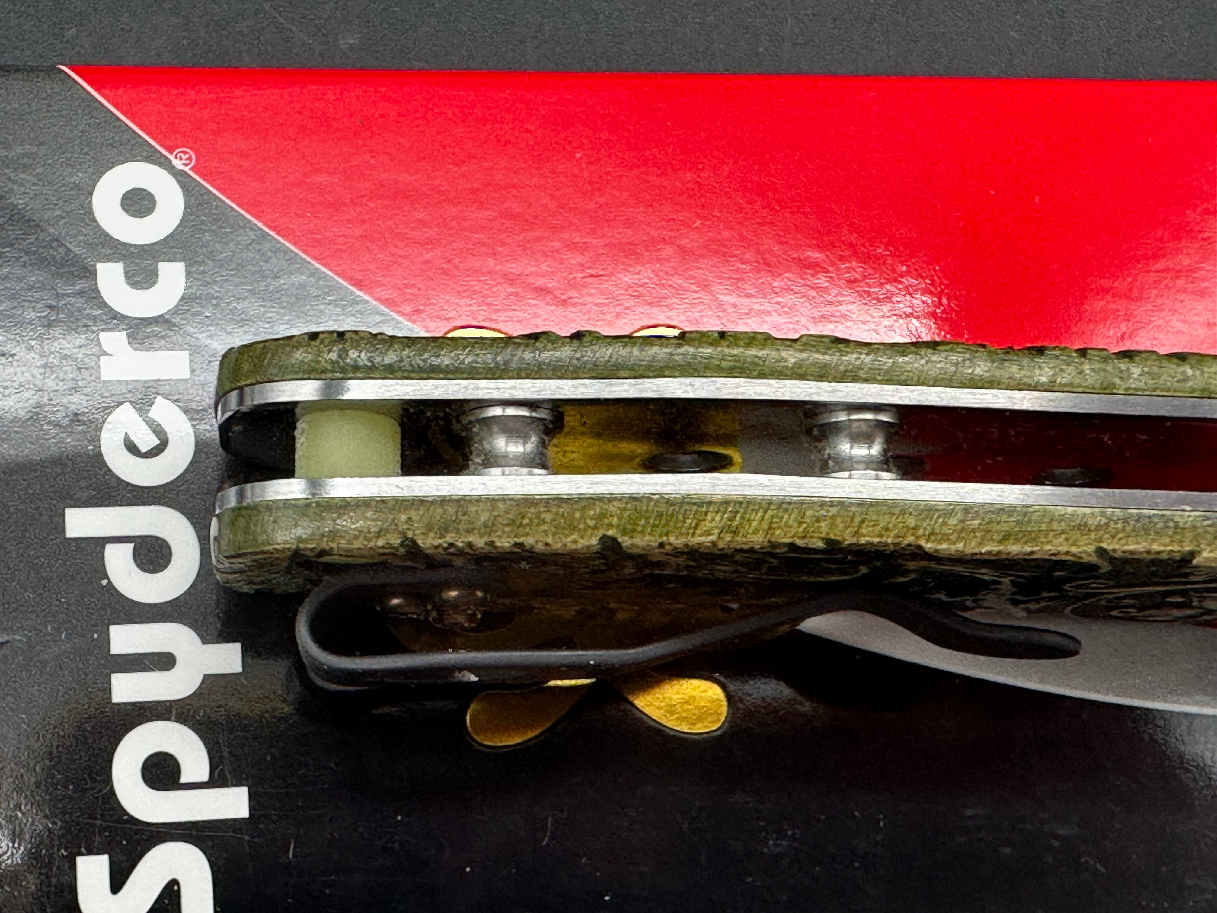 Spyderco Smock with custom wood scales