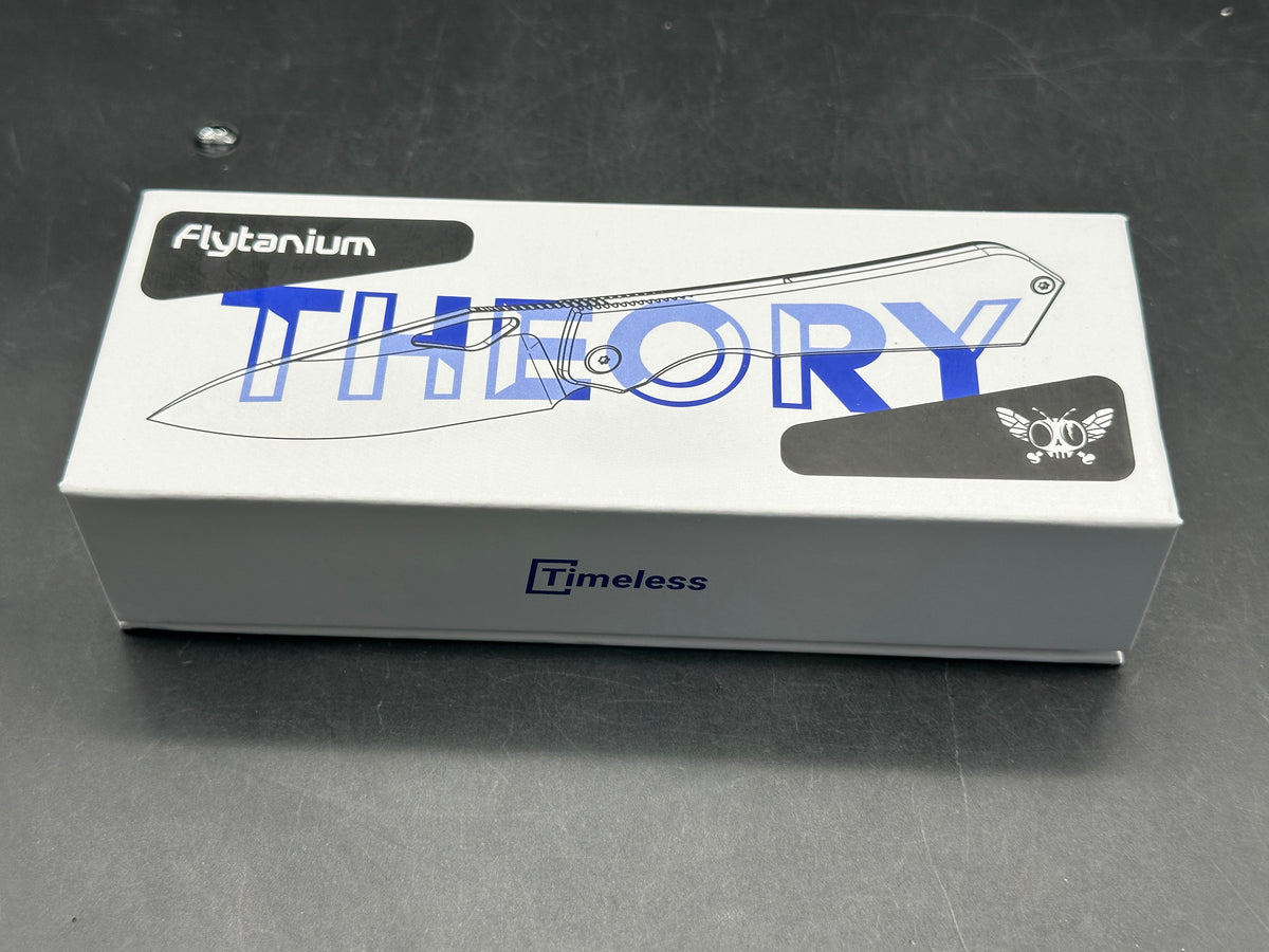 Flytanium Theory titanium handle w/20CV blade