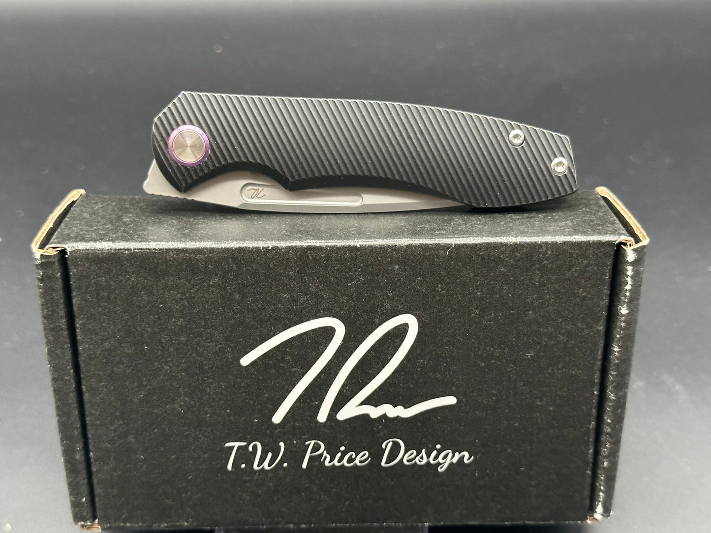 T.W. Price Design Dawn V1 titanium handle w/M390 blade