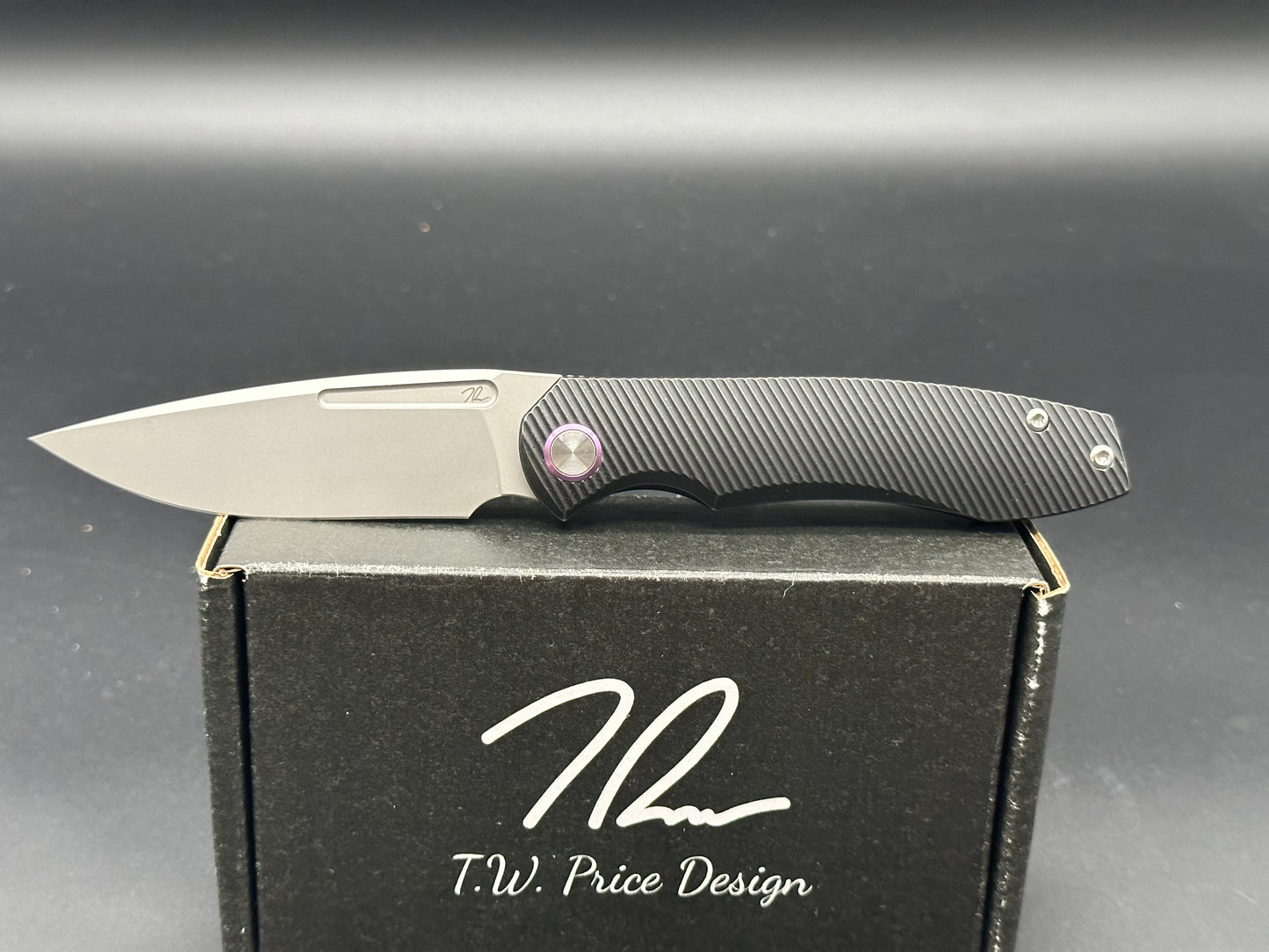 T.W. Price Design Dawn V1 titanium handle w/M390 blade