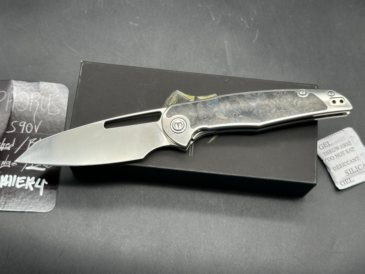 Mallery Designs Phorus titanium/CF S90V
