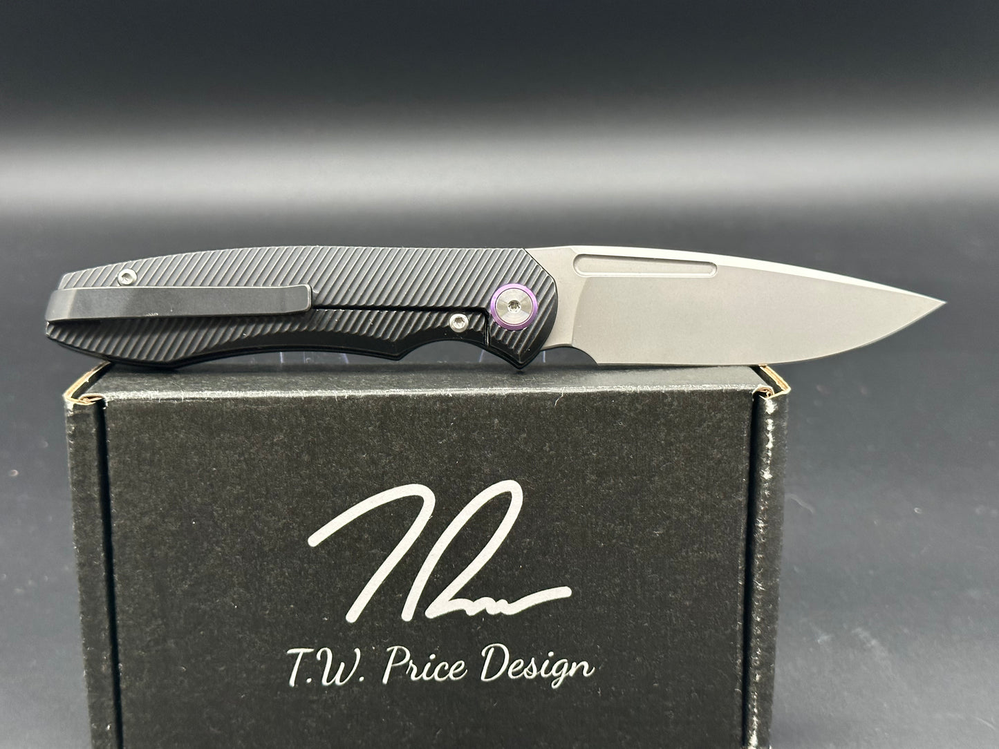 T.W. Price Design Dawn V1 titanium handle w/M390 blade