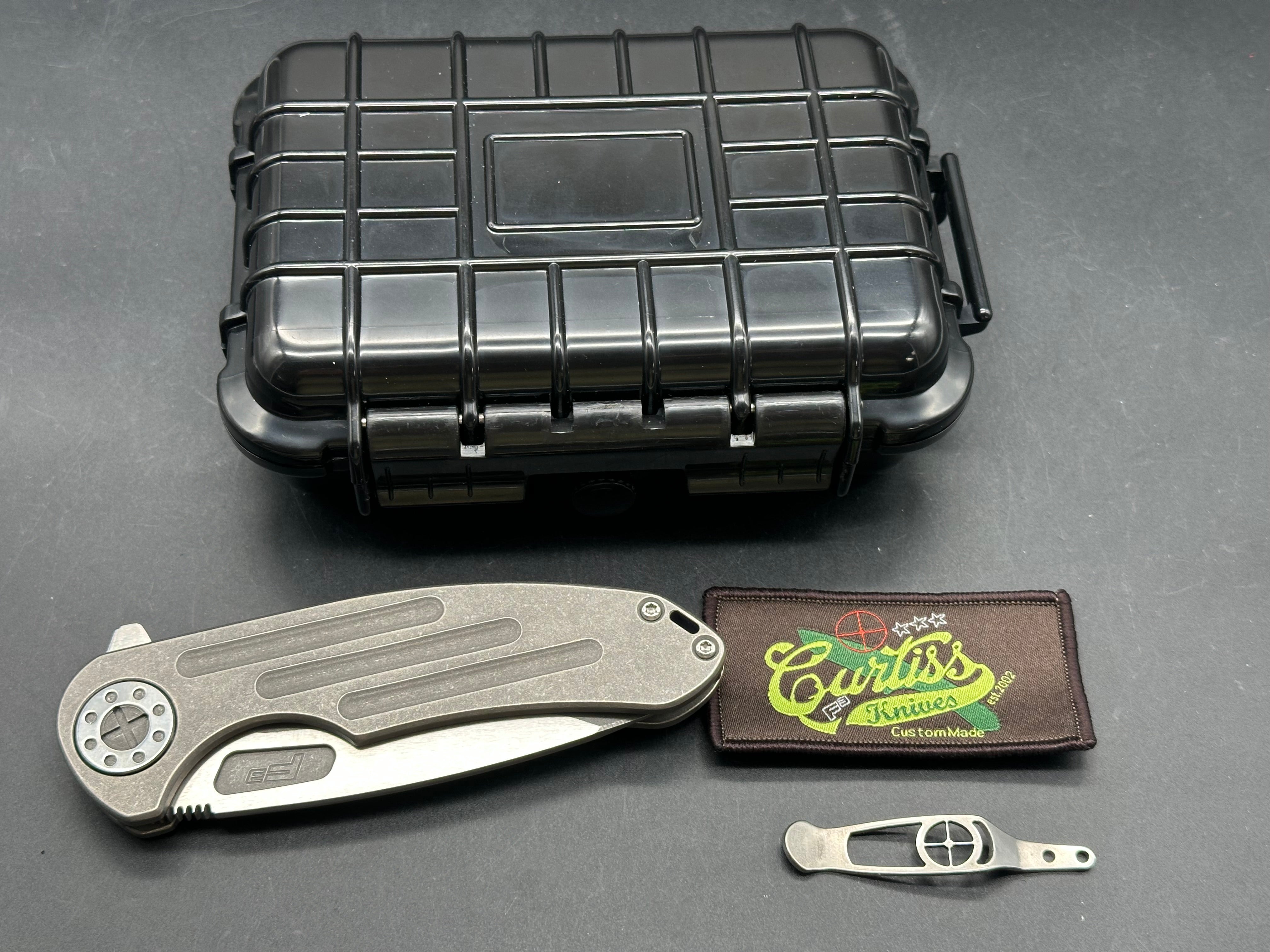 Curtiss Custom Knives Large F3 Slicer Ball Milled. Magnacut blade