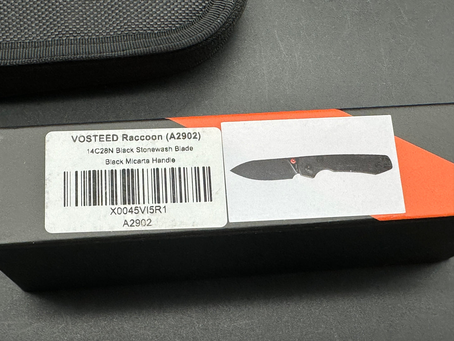 Vosteed Raccoon - Top Liner Lock (3.25" 14C28N Blade & Micarta Handle)