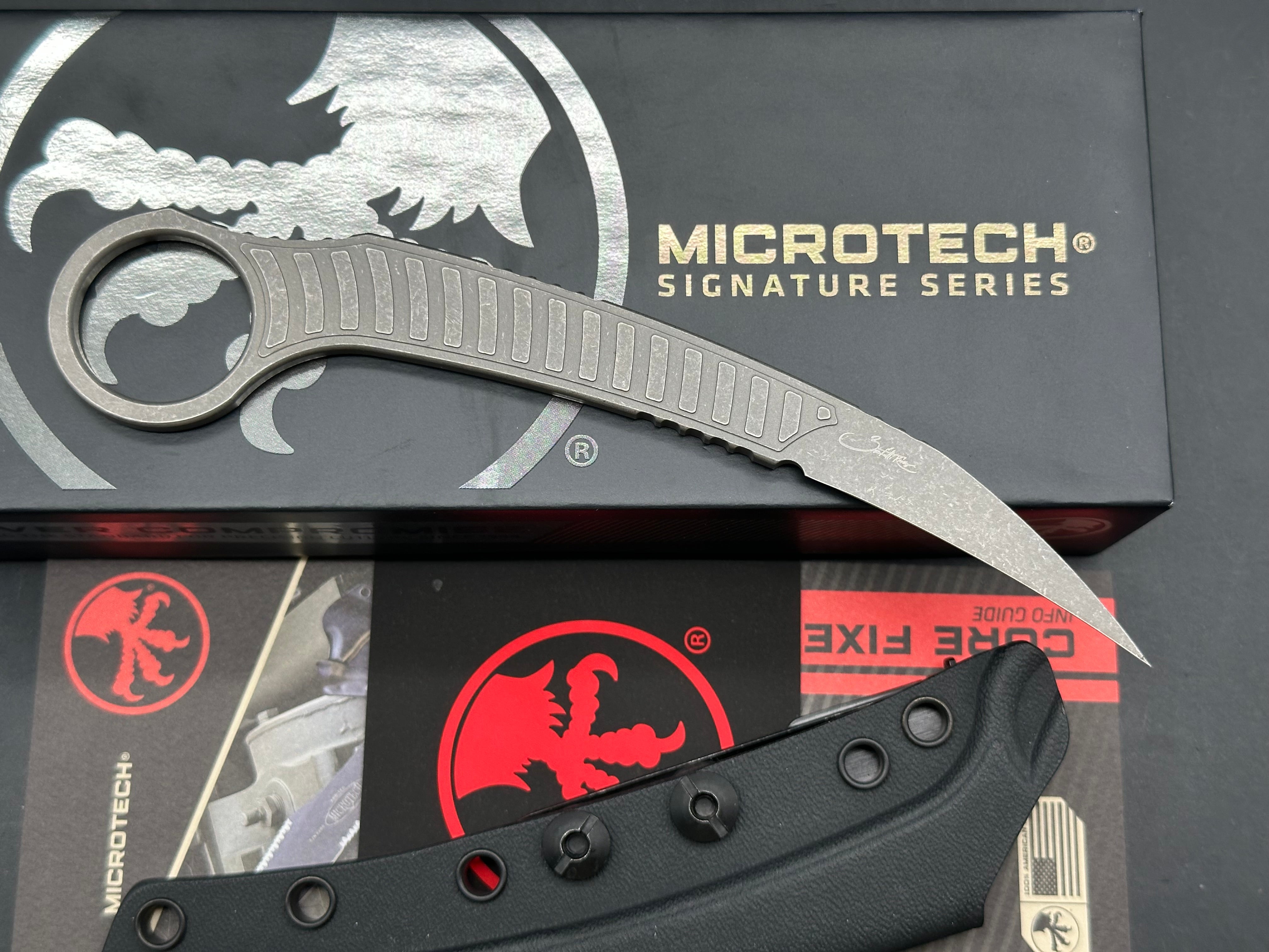 Microtech Feather S/E Signature Series Apocalyptic Standard