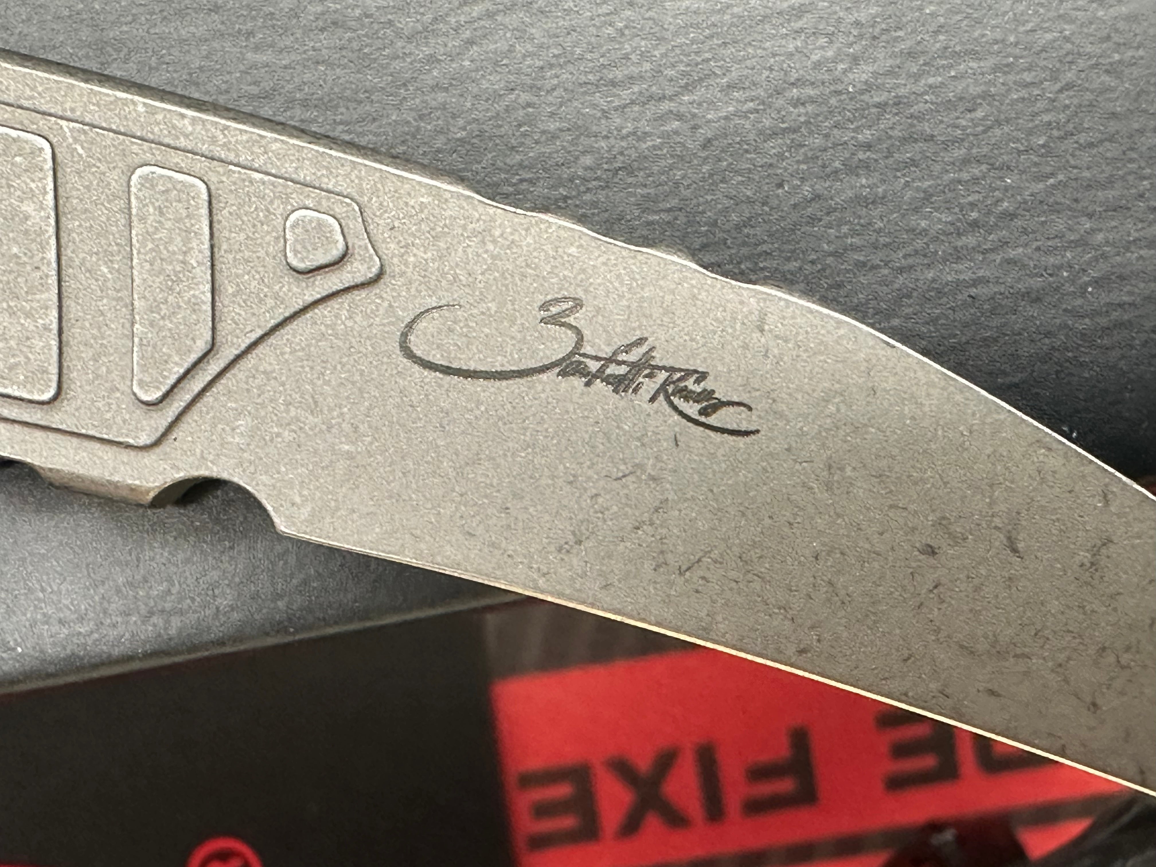 Microtech Feather S/E Signature Series Apocalyptic Standard