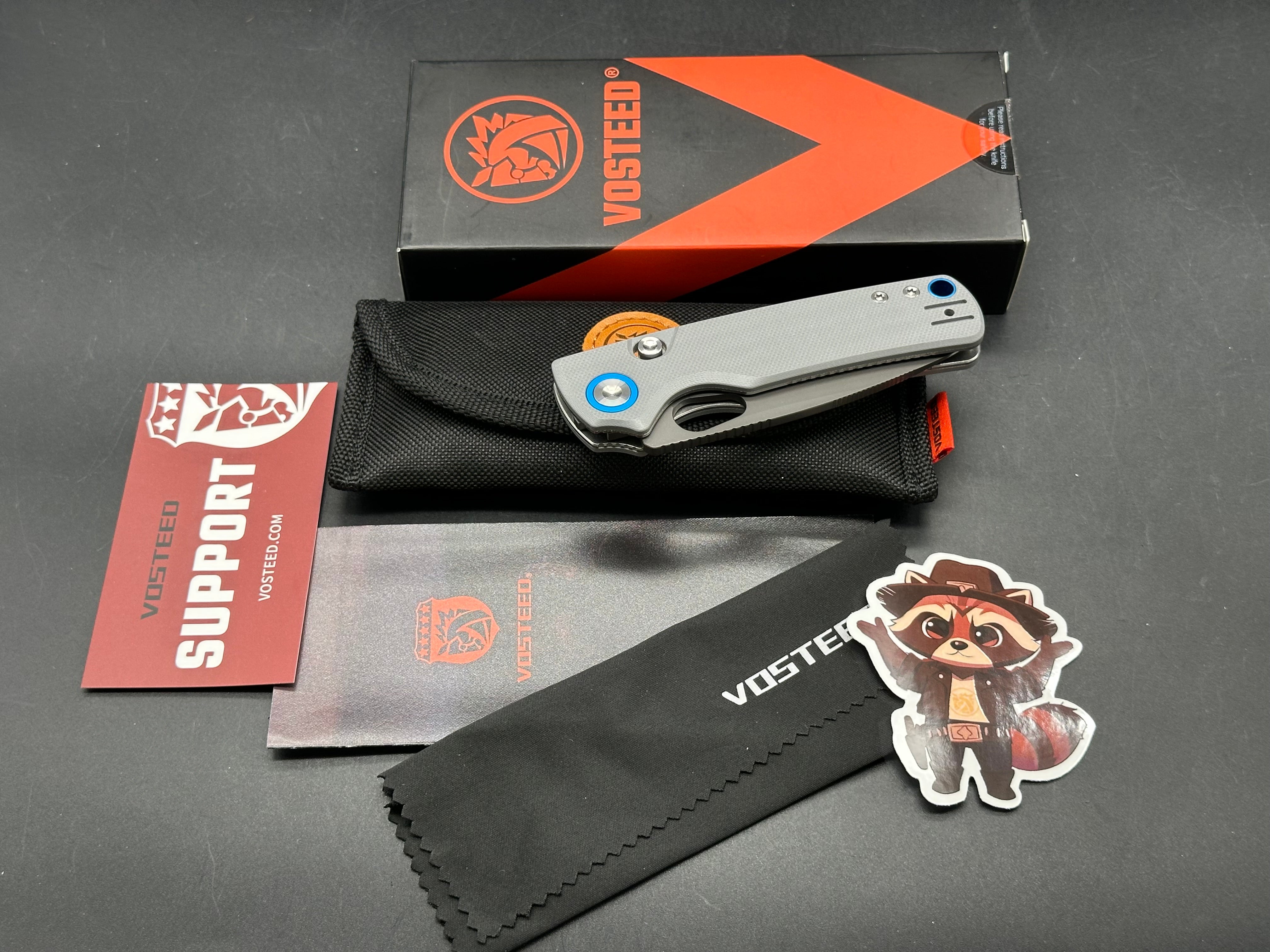 Vosteed Porcupine - Top Liner Lock (2.99" 14C28N Blade & G10 Handle)