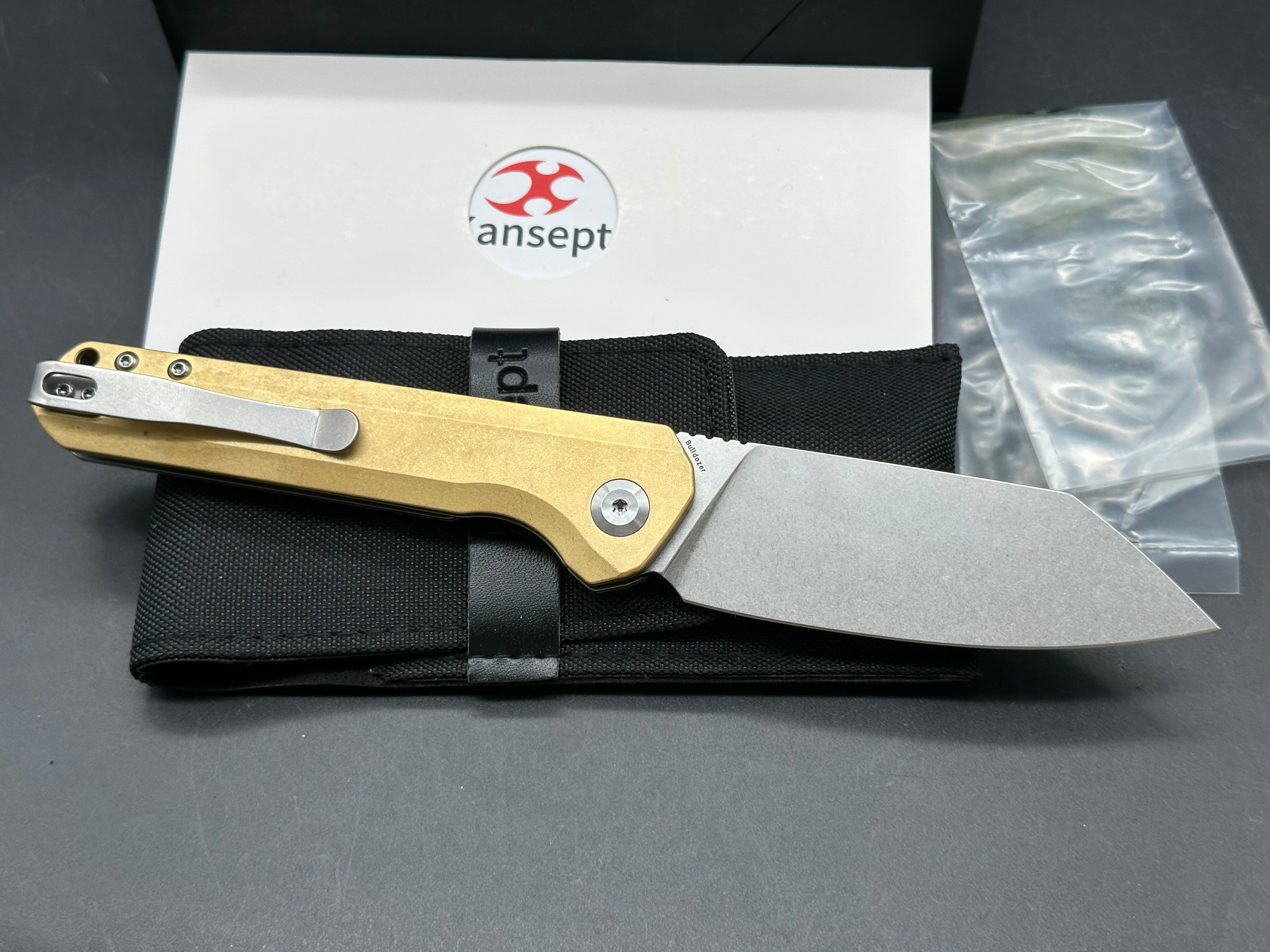 Kansept Bulldozer: Kim Ning design. 3.56 inch flat grind CPM-S35VN blade