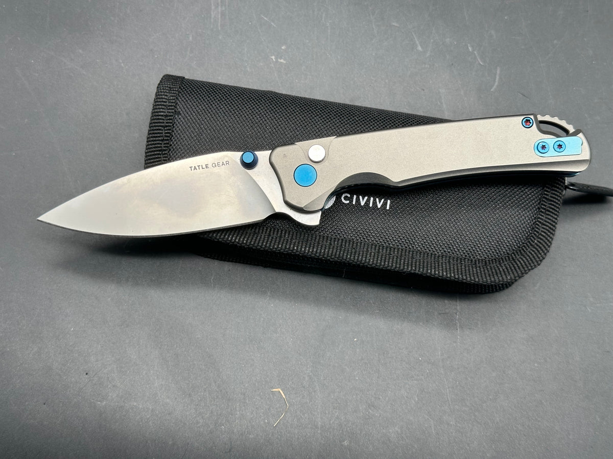 Tattle Gear Iron Worker aluminum handle w/14c28n blade
