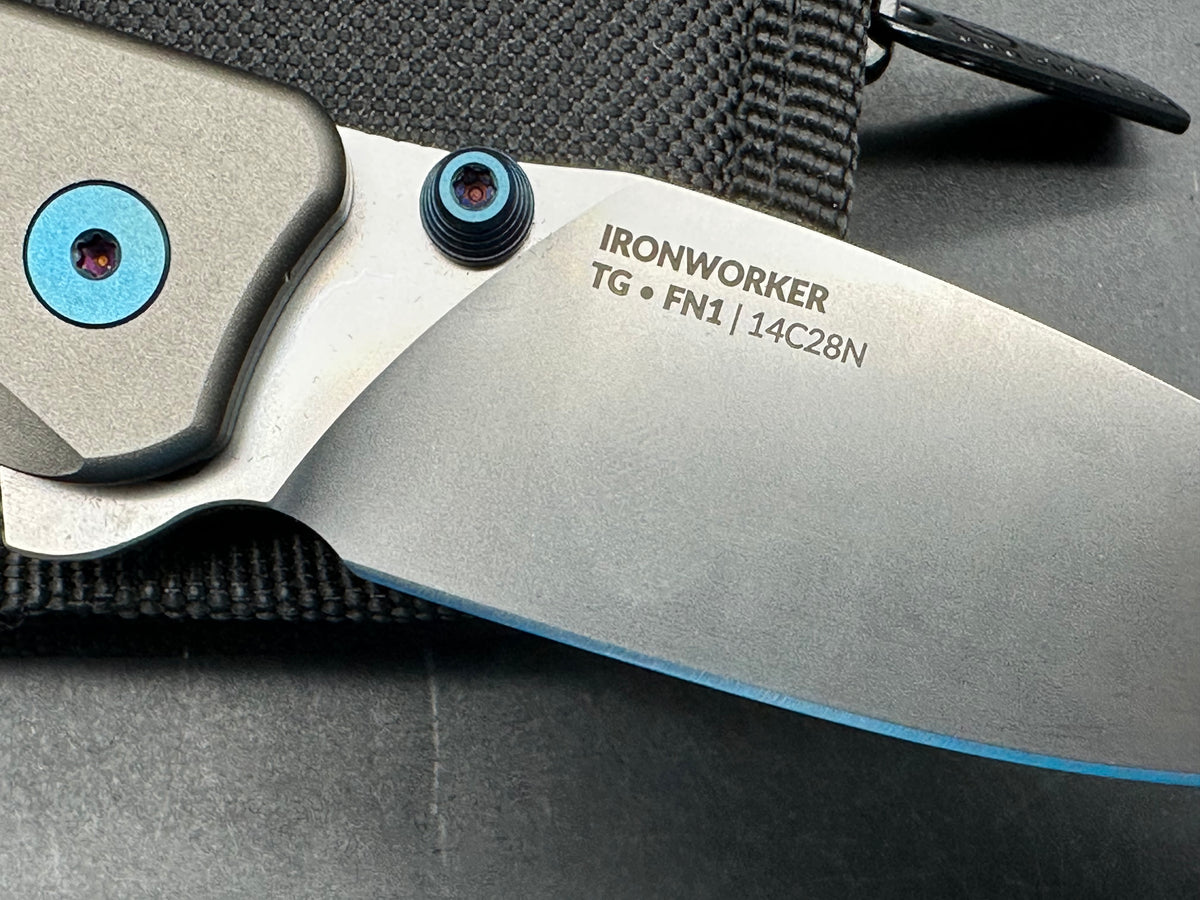Tattle Gear Iron Worker aluminum handle w/14c28n blade