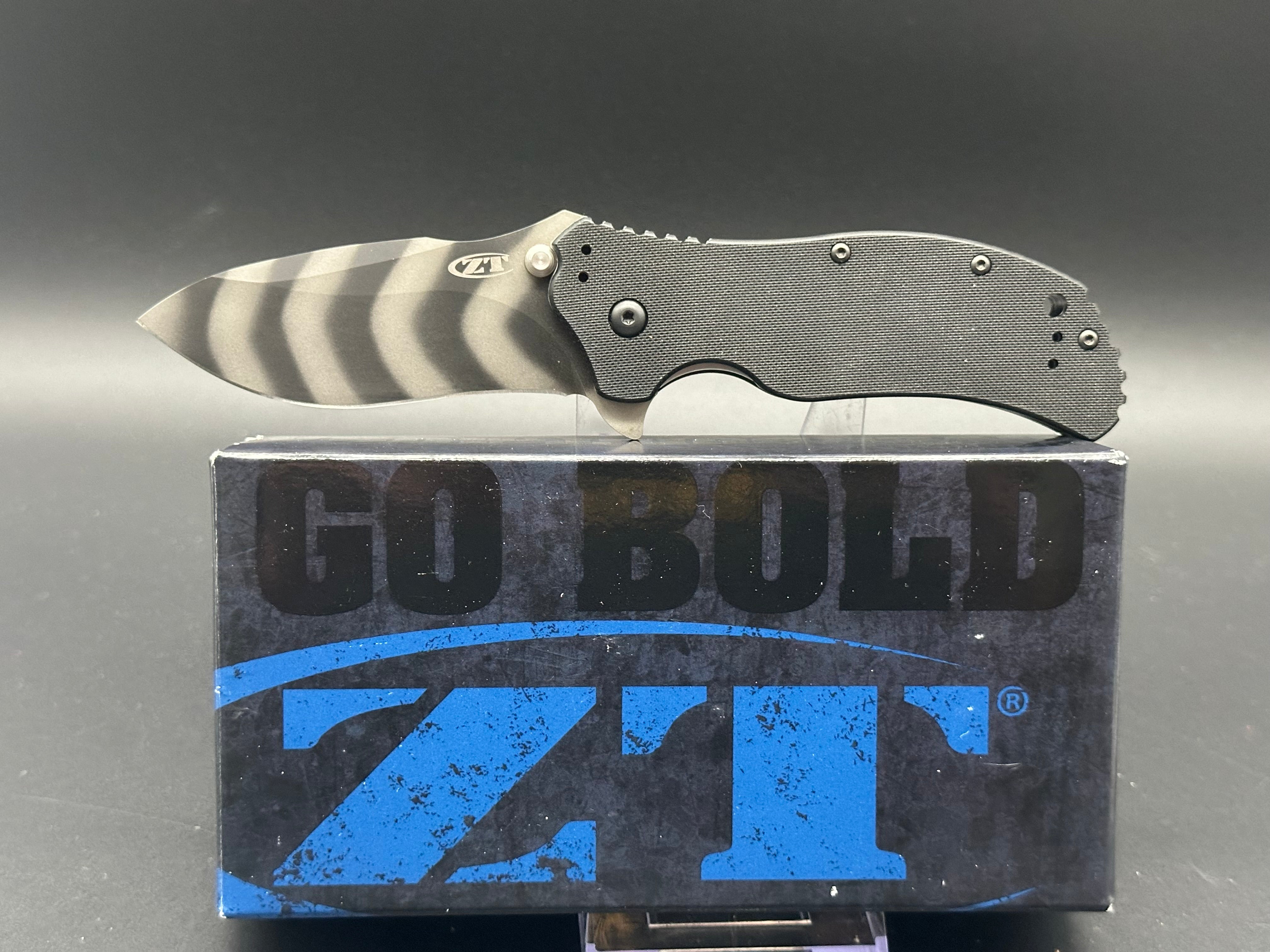 Zero Tolerance 0350TS Assisted Opening Knife (3.25" Tiger Stripe)