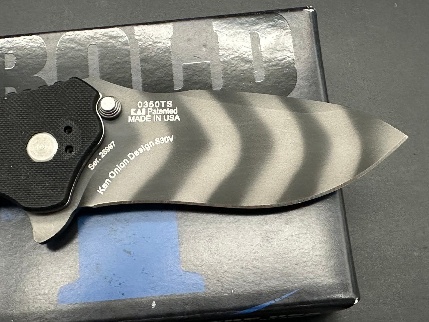 Zero Tolerance 0350TS Assisted Opening Knife (3.25" Tiger Stripe)
