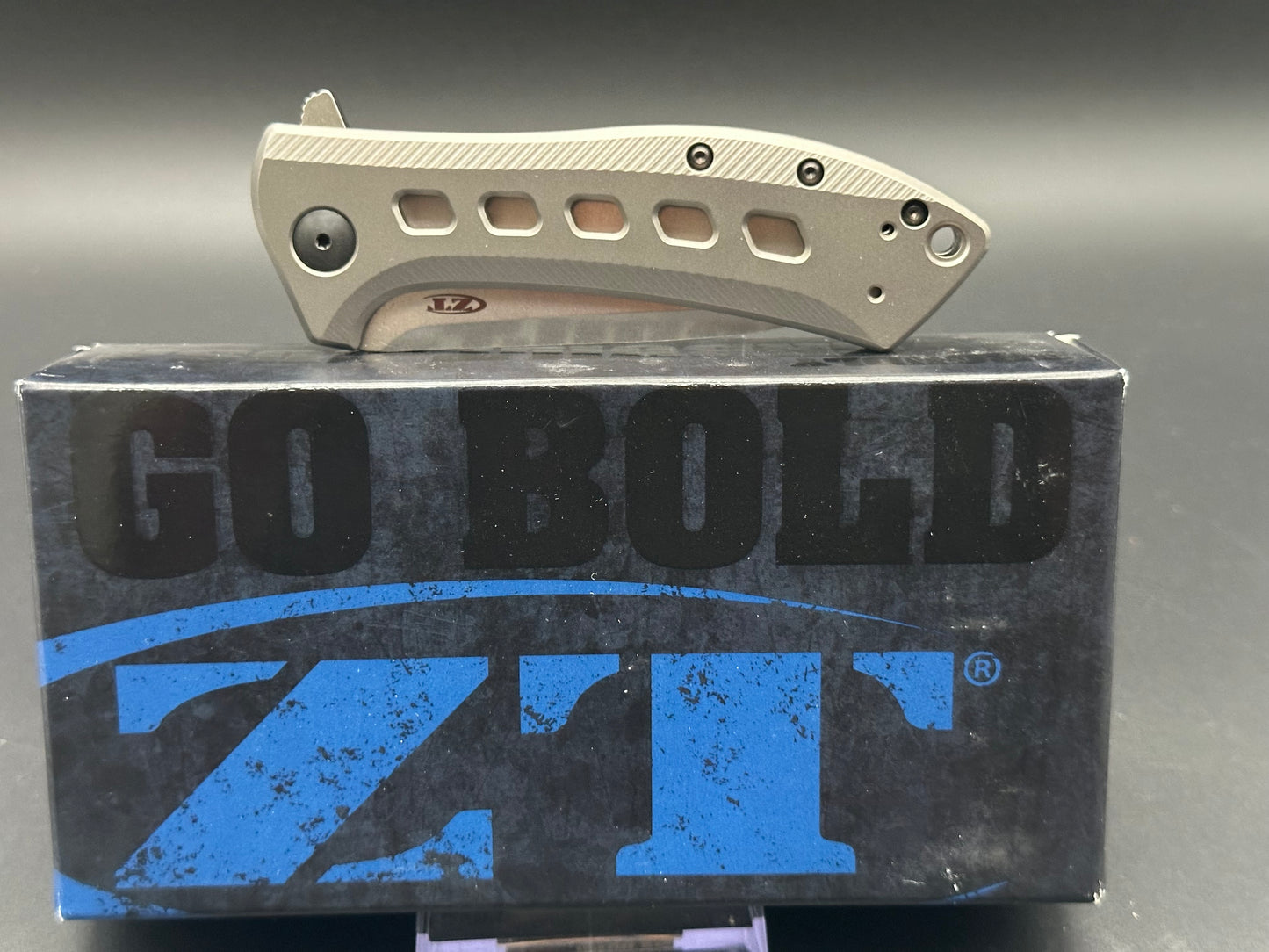 Zero Tolerance Rexford 0801TI Flipper Knife 3.5" S35VN Stonewashed Blade