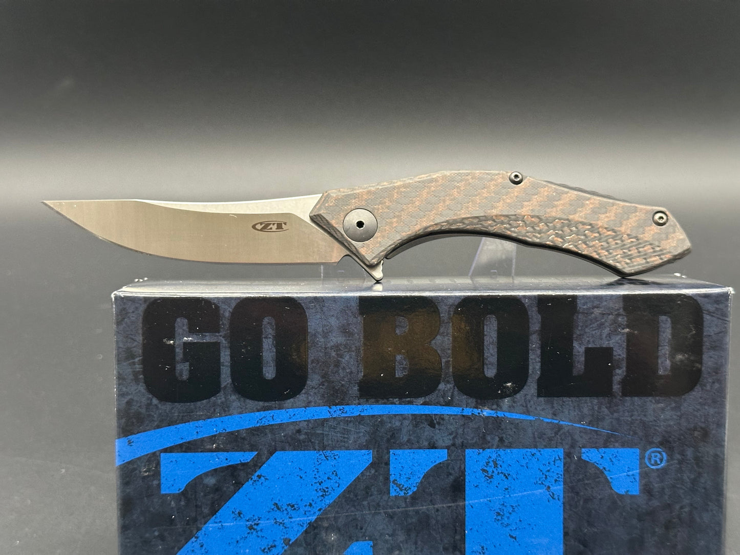 Zero Tolerance Sinkevich 0460CF Flipper Knife Carbon Fiber (3.25" Satin)