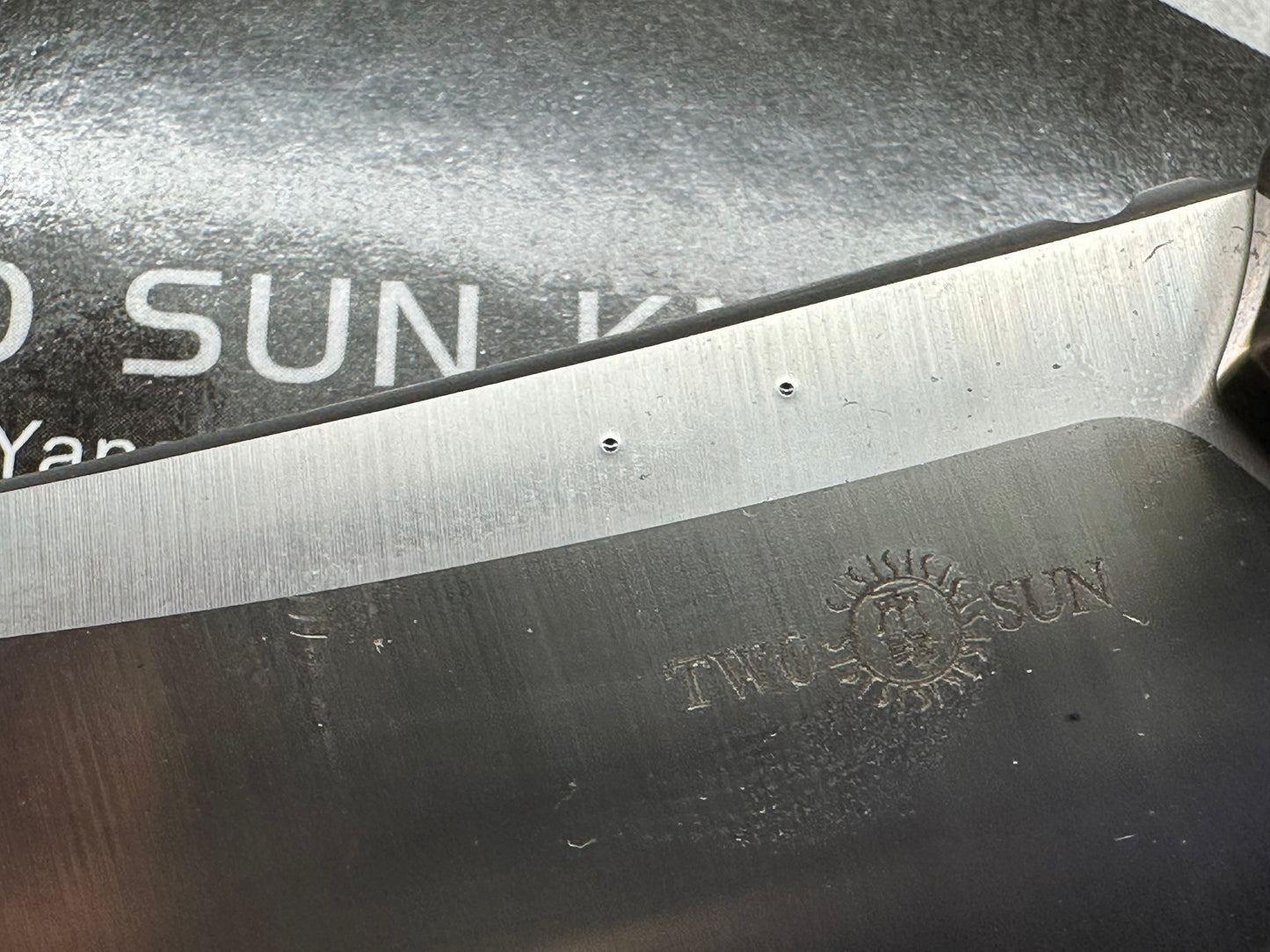 TWOSUN TS51-COLOR TITANIUM HANDLE M390 PLAIN EDGE