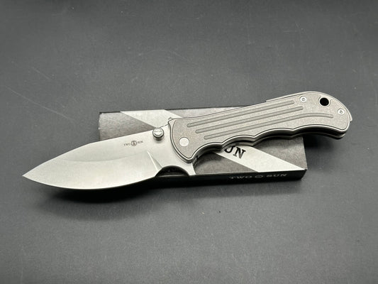 TWOSUN TS458-ELMAX GRAY TITANIUM HANDLE ELMAX