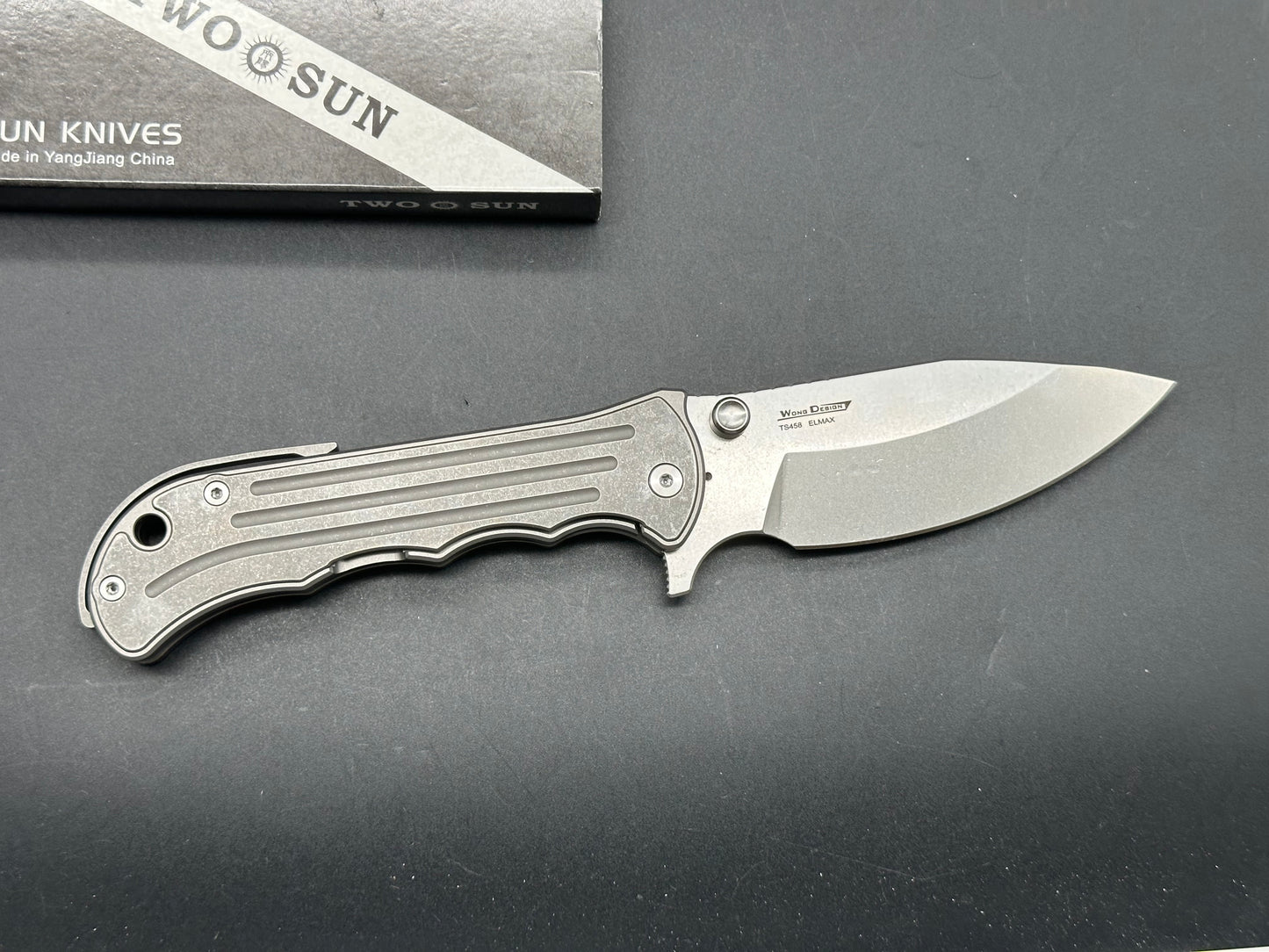 TWOSUN TS458-ELMAX GRAY TITANIUM HANDLE ELMAX