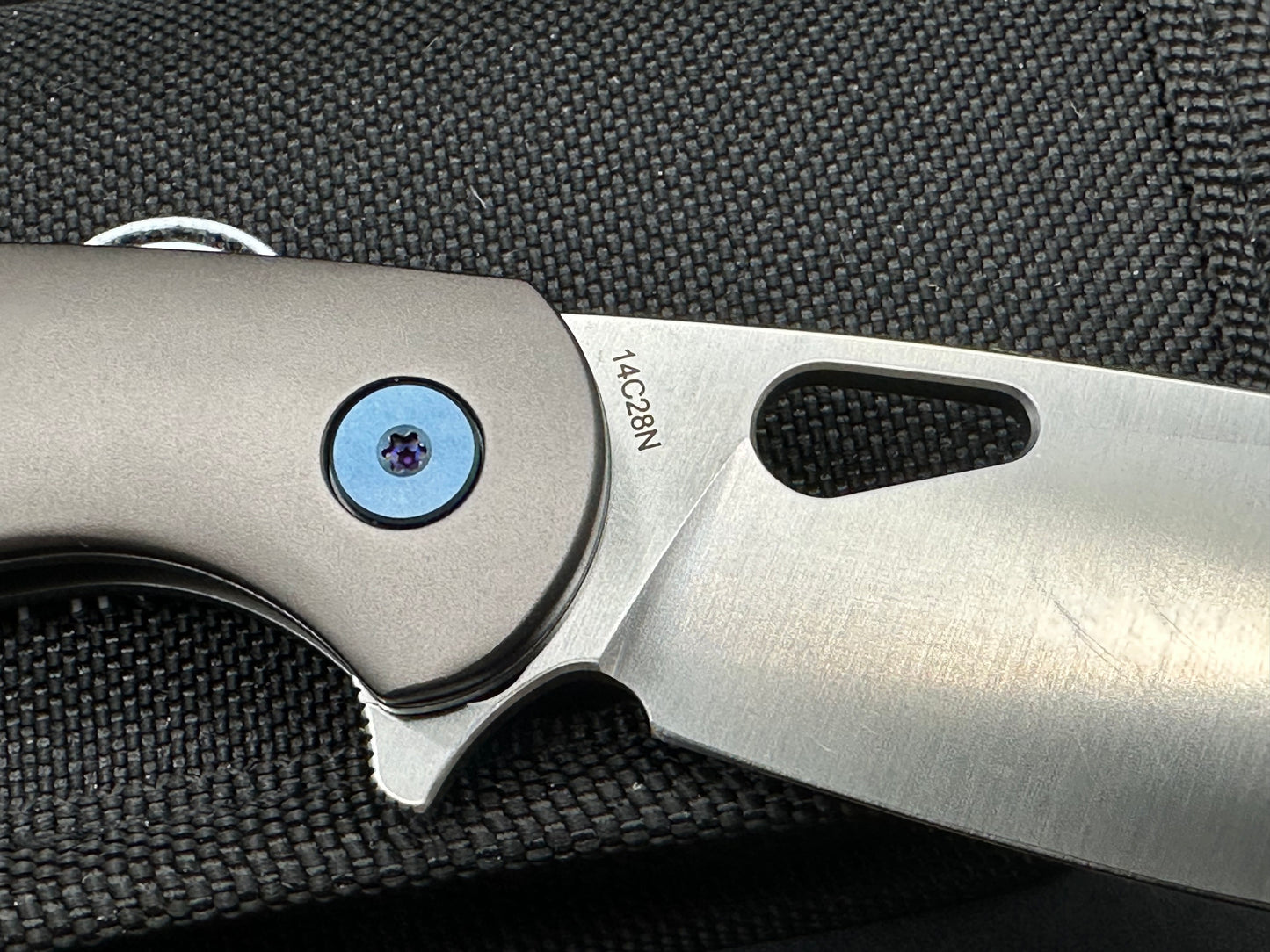 FINTISO COBRA GREY ALUMINUM ALLOY 3.1" 14C28N BLADE