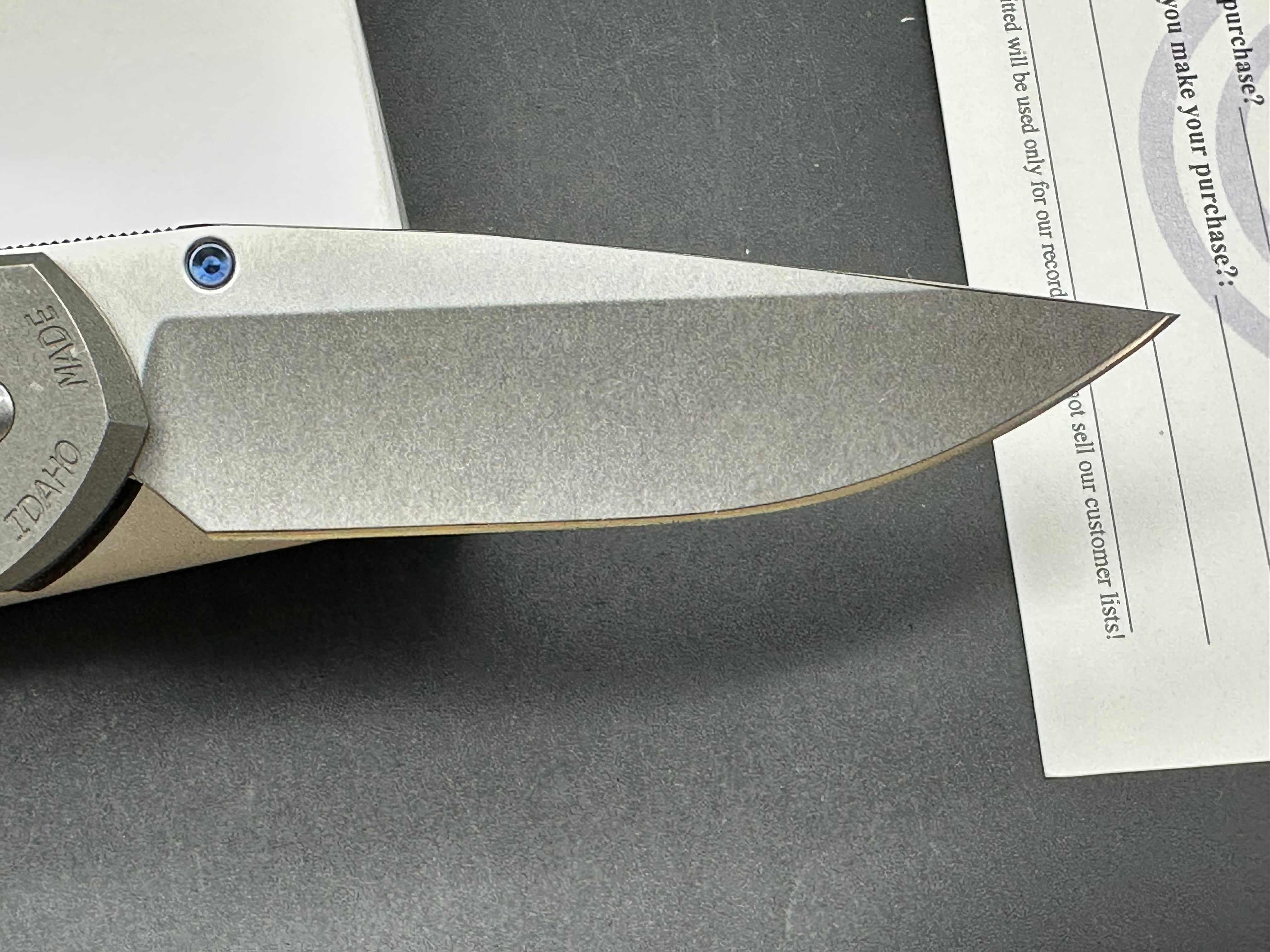 Chris Reeve Large Sebenza 21 CF/Titanium 3.5 inch CPM-S35VN blade