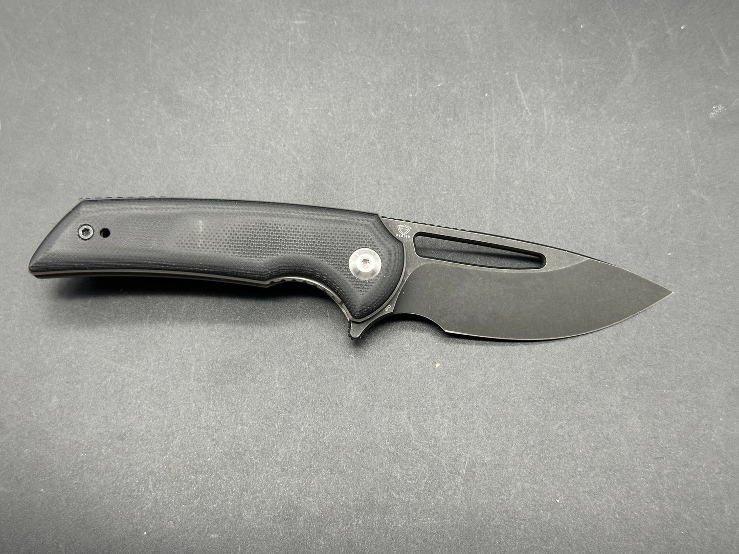 Civivi Odium Liner Lock Black G-10 (2.65" D2 Black Stonewashed)