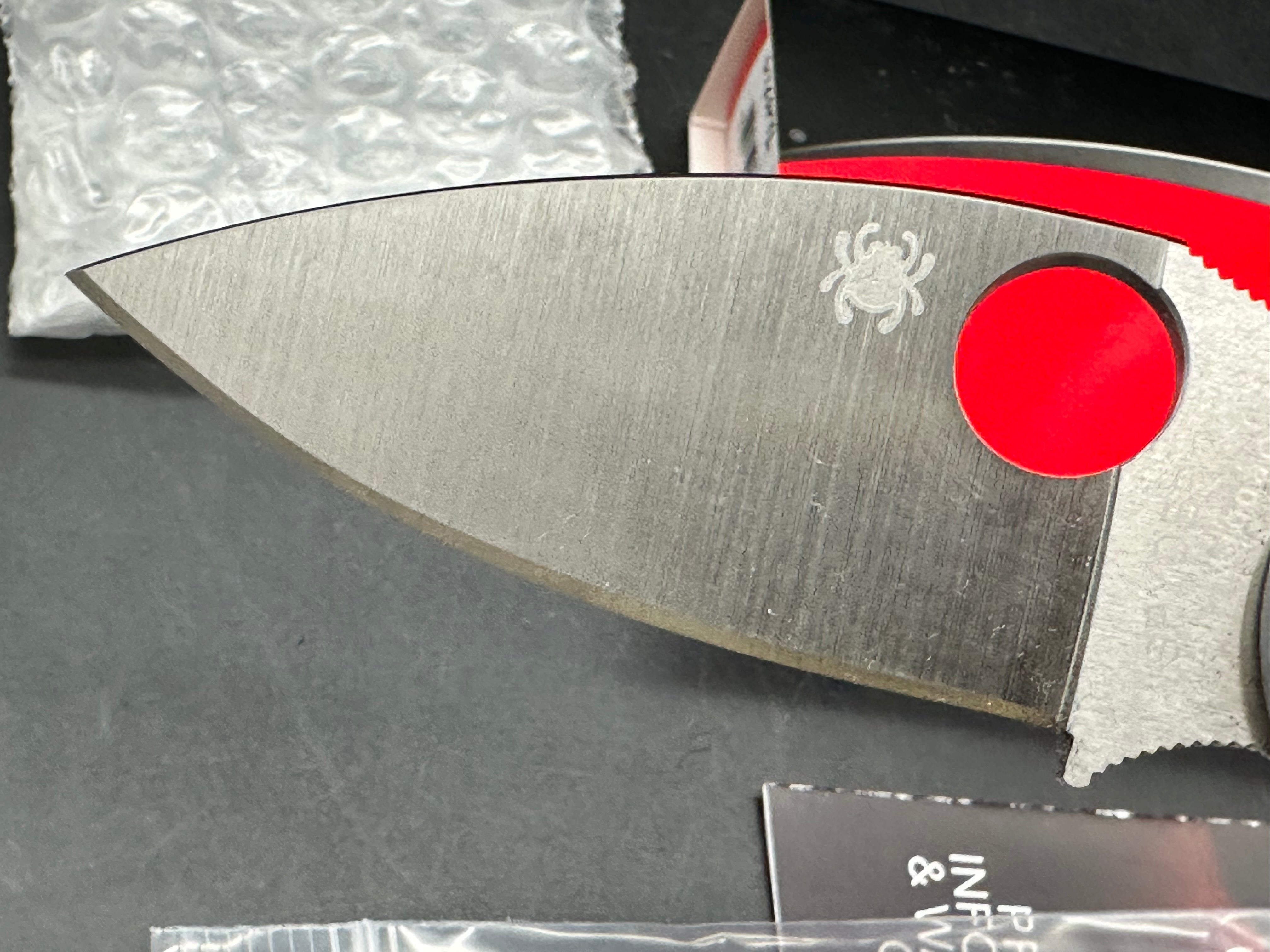 Spyderco Sage 5  Salt Light Weight  Magnacut AWT scale swap with Lynch NW deep carry pocket clip