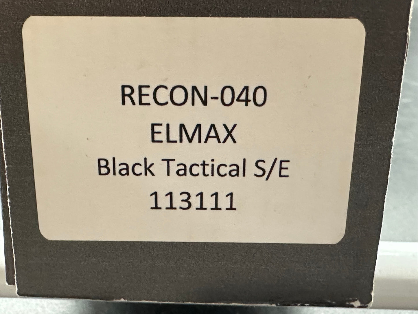 Guardian Tactical Recon-040 black aluminum handle with Elmax blade