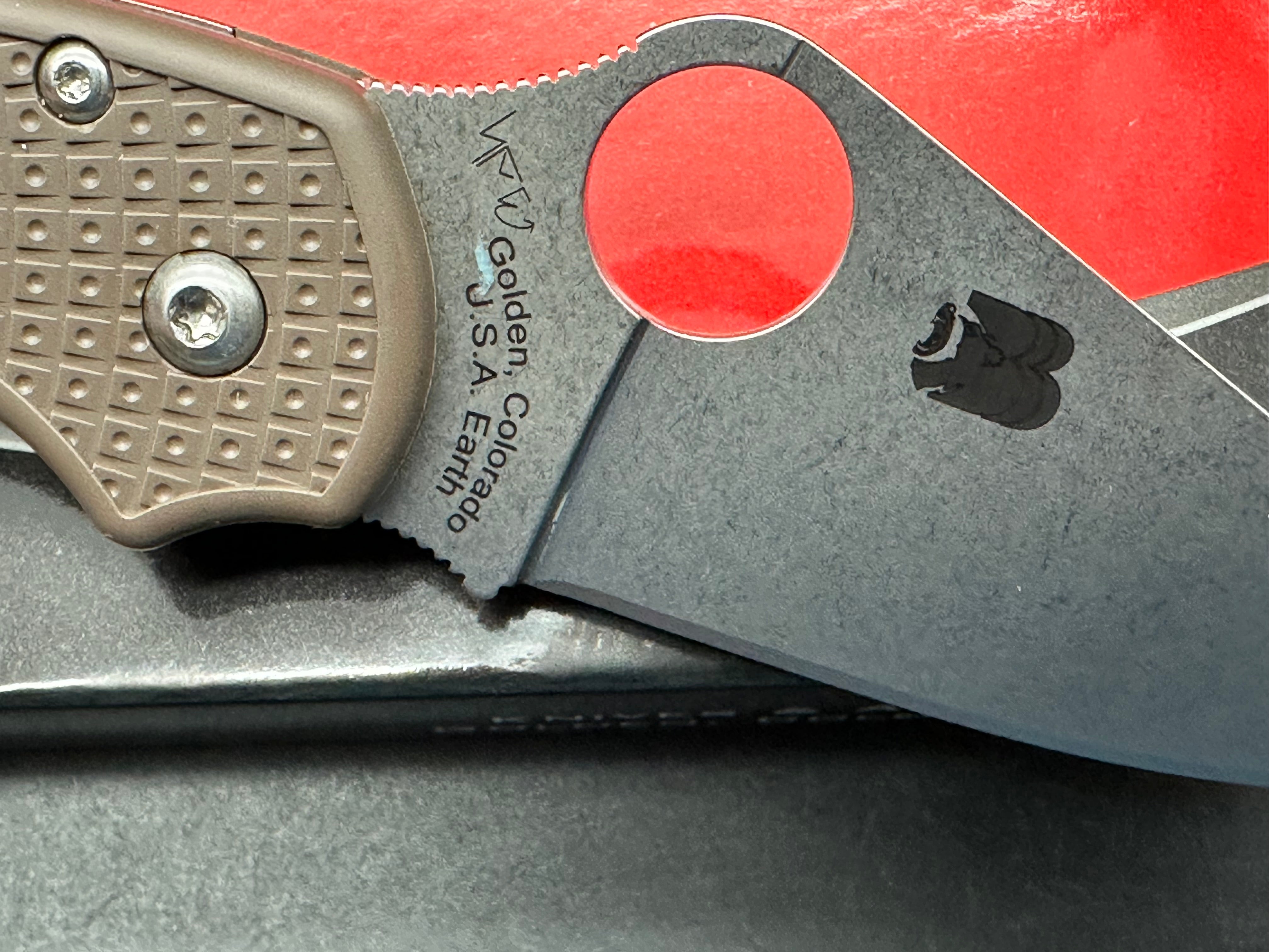 Spyderco Para 3 Sprint Run, 2.93" CPM 15V Stonewash Modified Clip Point Blade with Brown FRN Scales