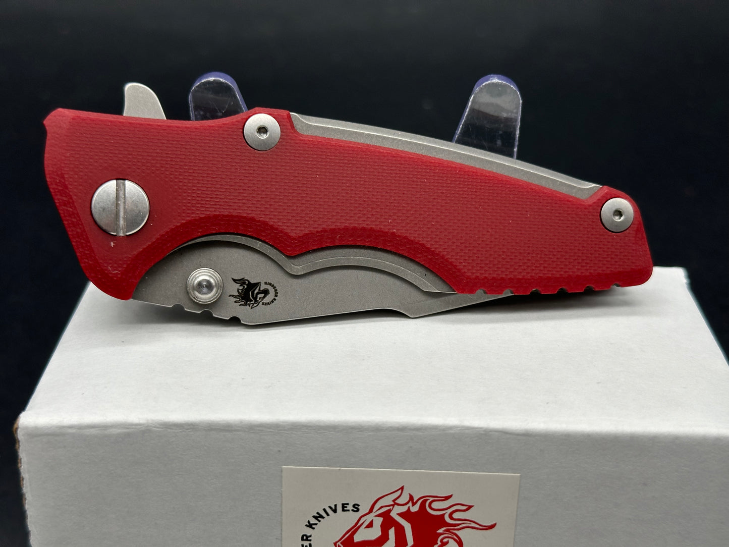 Hinderer Eklipse 3.0 Harpoon Spanto Red G10