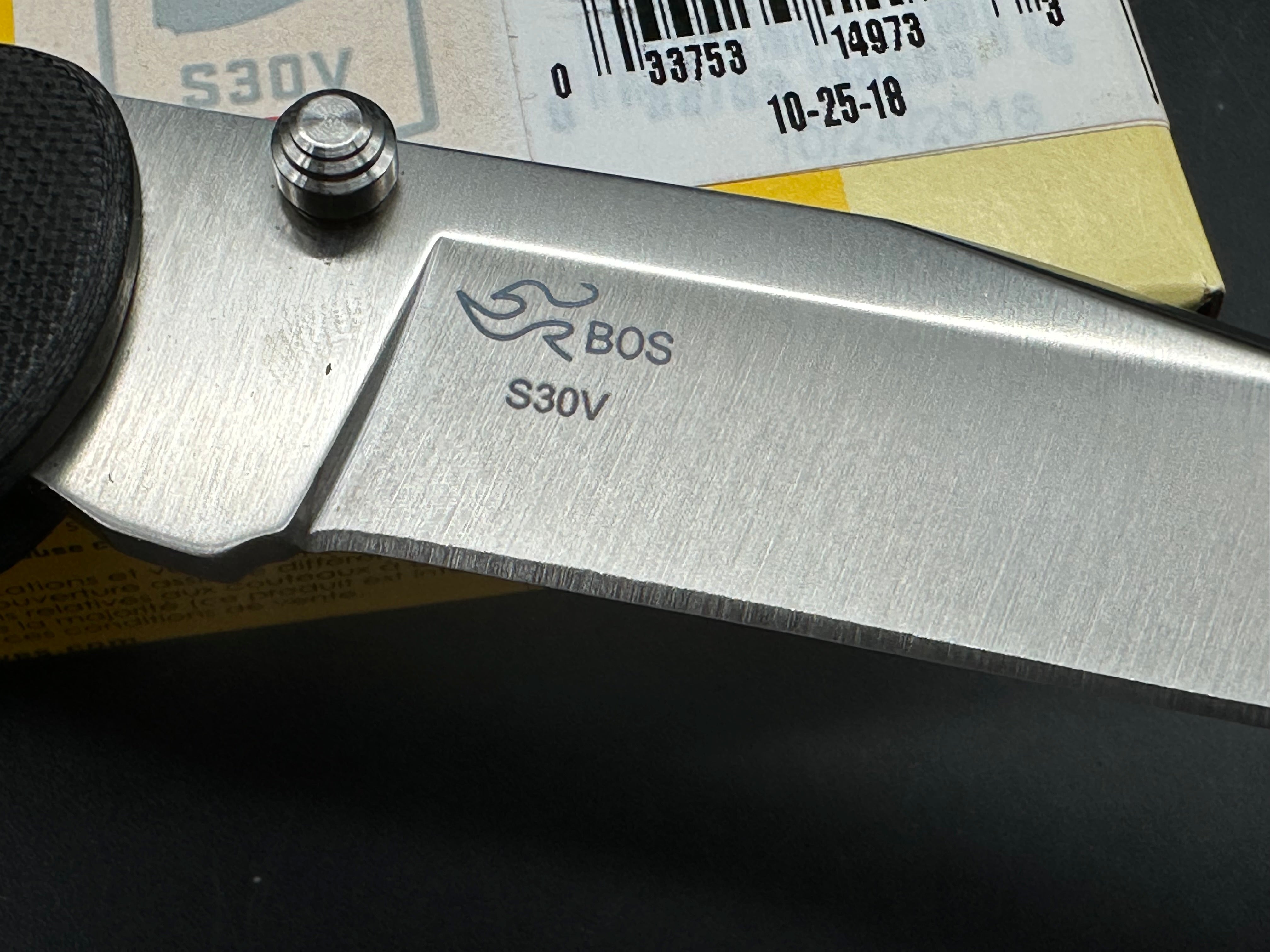 Buck 110 Slim PRO, 3.75" CPM S30V Satin Clip Point, Lockback with Black G 10 Scales