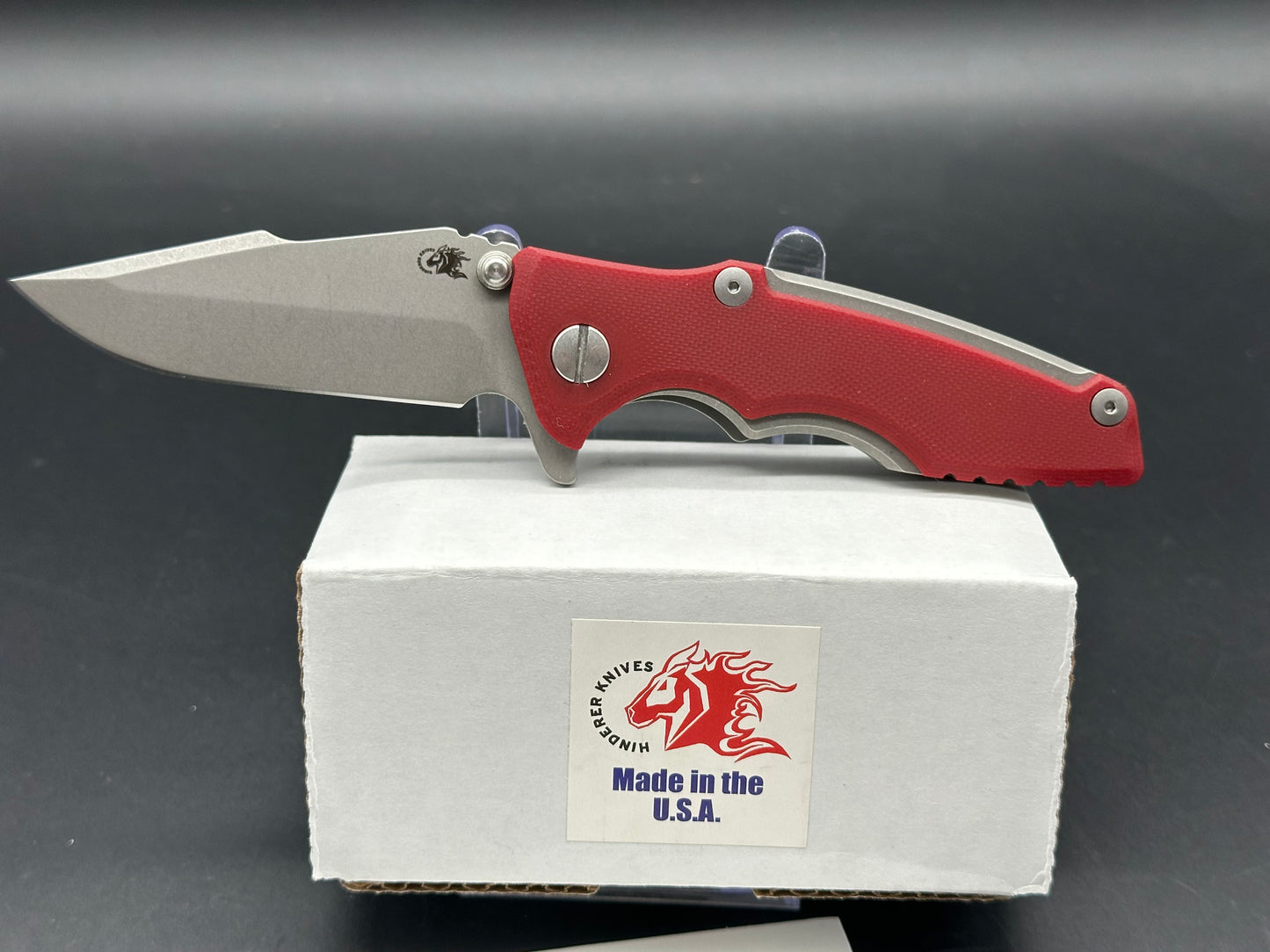 Hinderer Eklipse 3.0 Harpoon Spanto Red G10