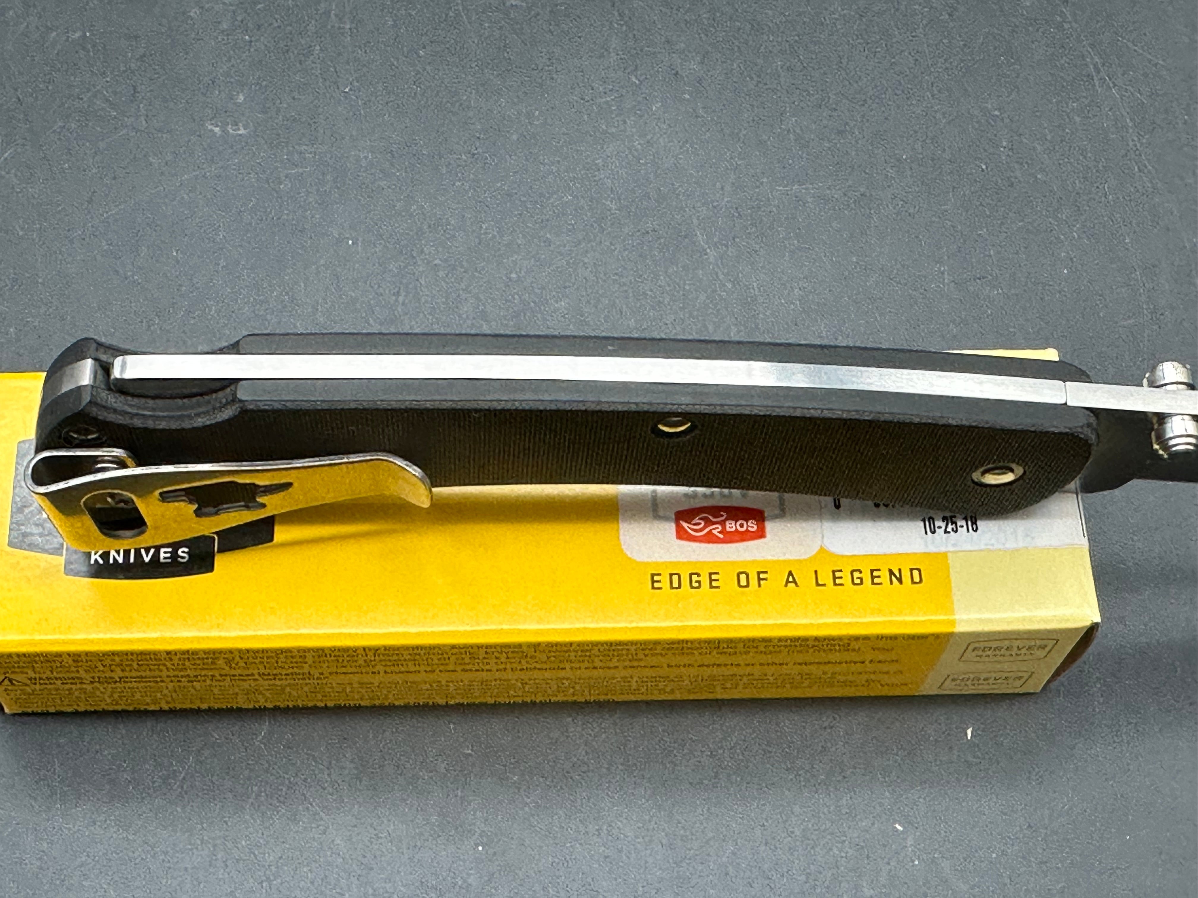 Buck 110 Slim PRO, 3.75" CPM S30V Satin Clip Point, Lockback with Black G 10 Scales