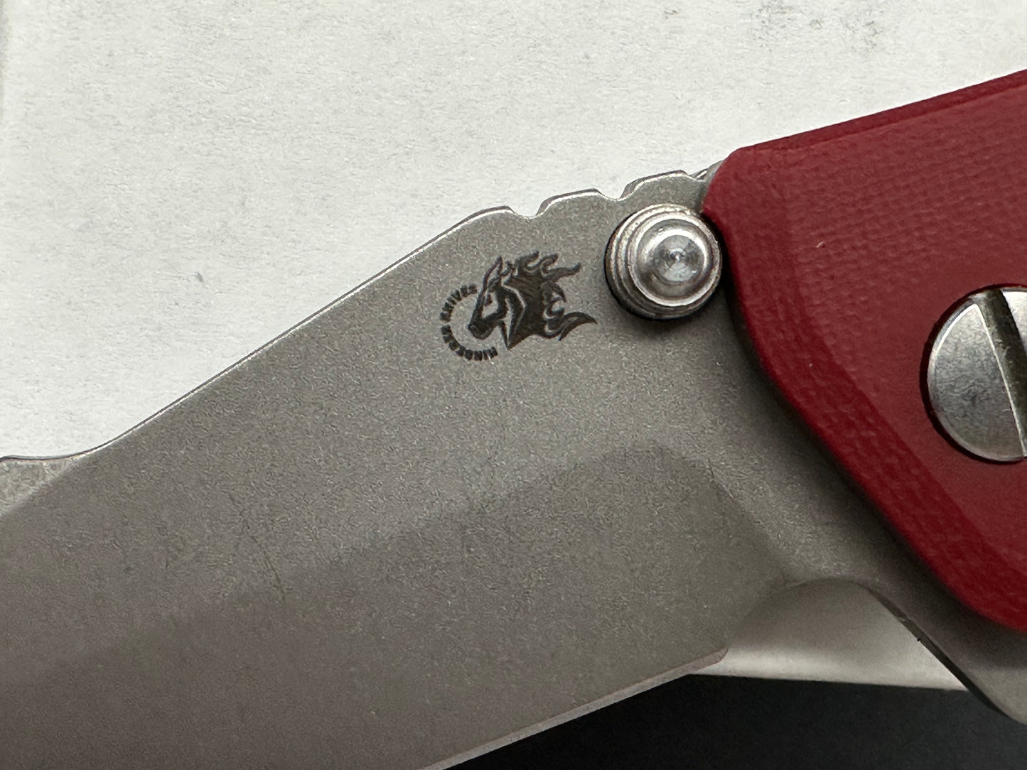 Hinderer Eklipse 3.0 Harpoon Spanto Red G10